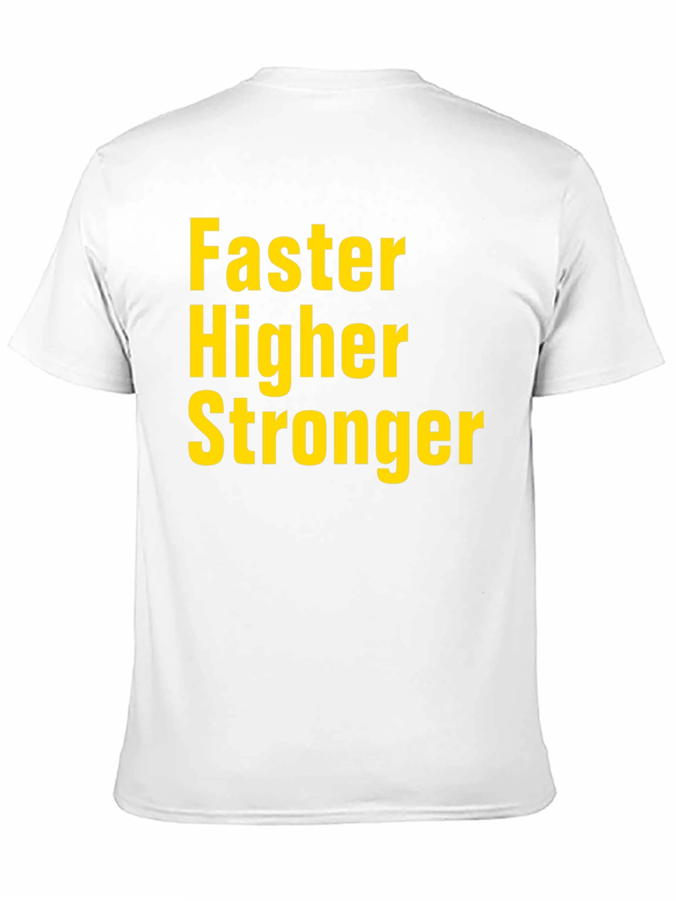 Faster Higher Stronger Black T-Shirt