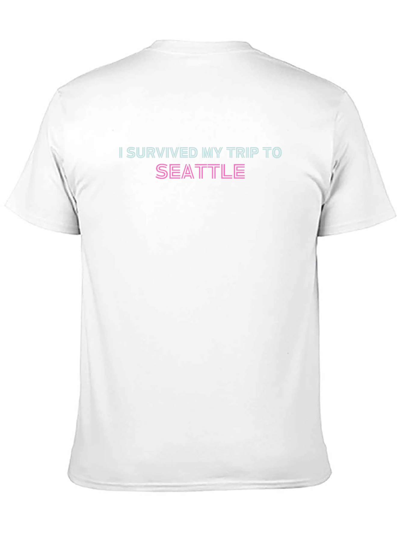 I Survived My Trip to Seattle Black T-Shirt