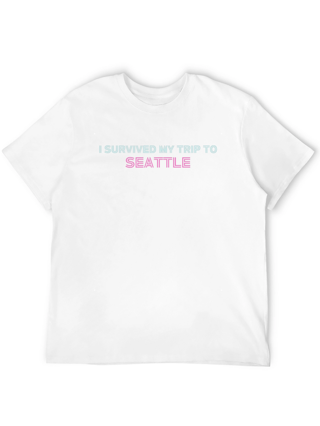 I Survived My Trip to Seattle Black T-Shirt