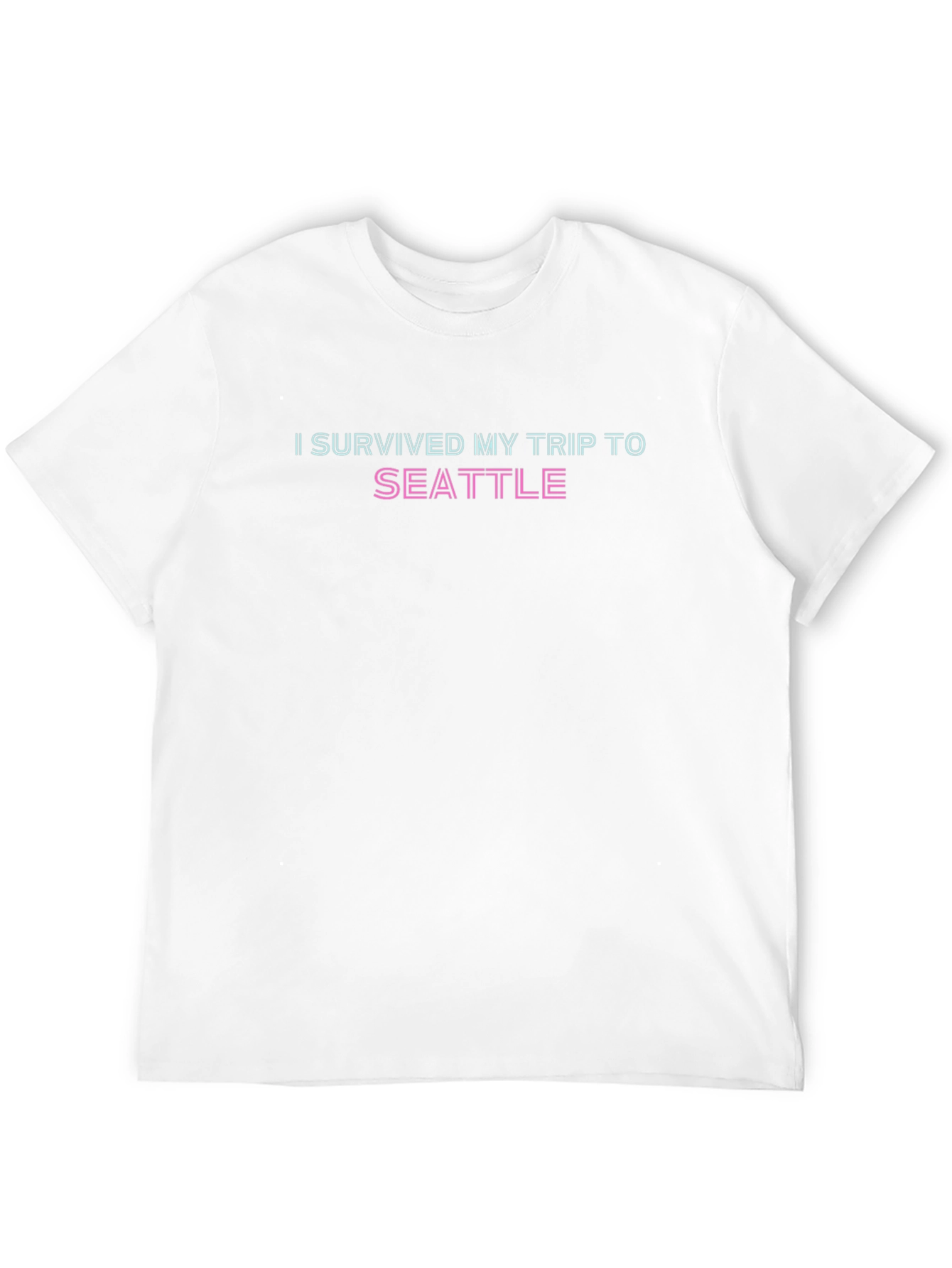 I Survived My Trip to Seattle Black T-Shirt