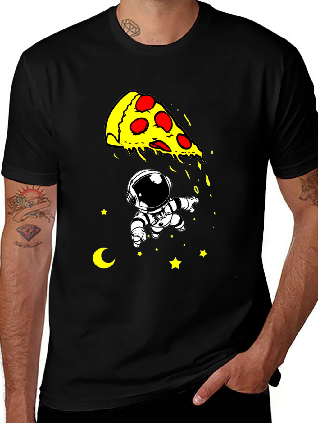 Pizza Astronaut T-Shirt