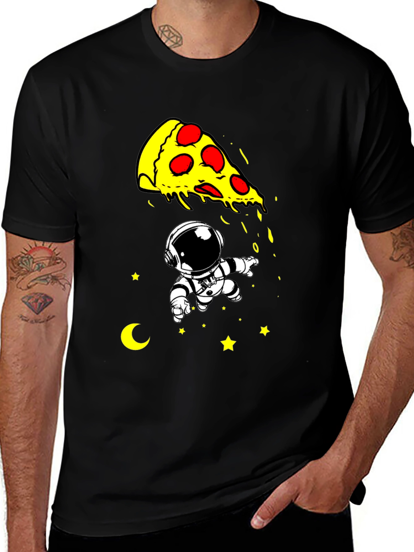 Pizza Astronaut T-Shirt