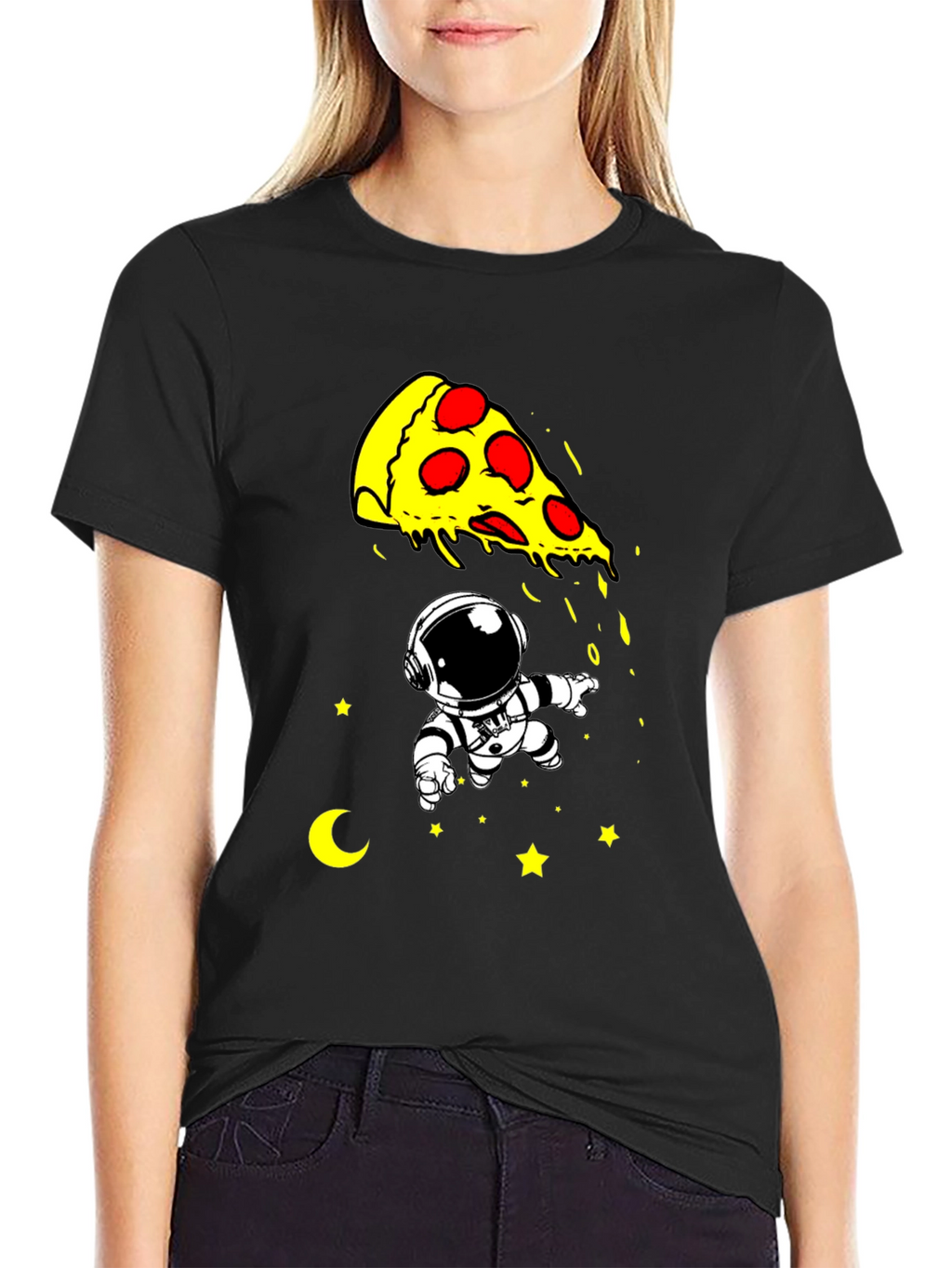 Pizza Astronaut T-Shirt