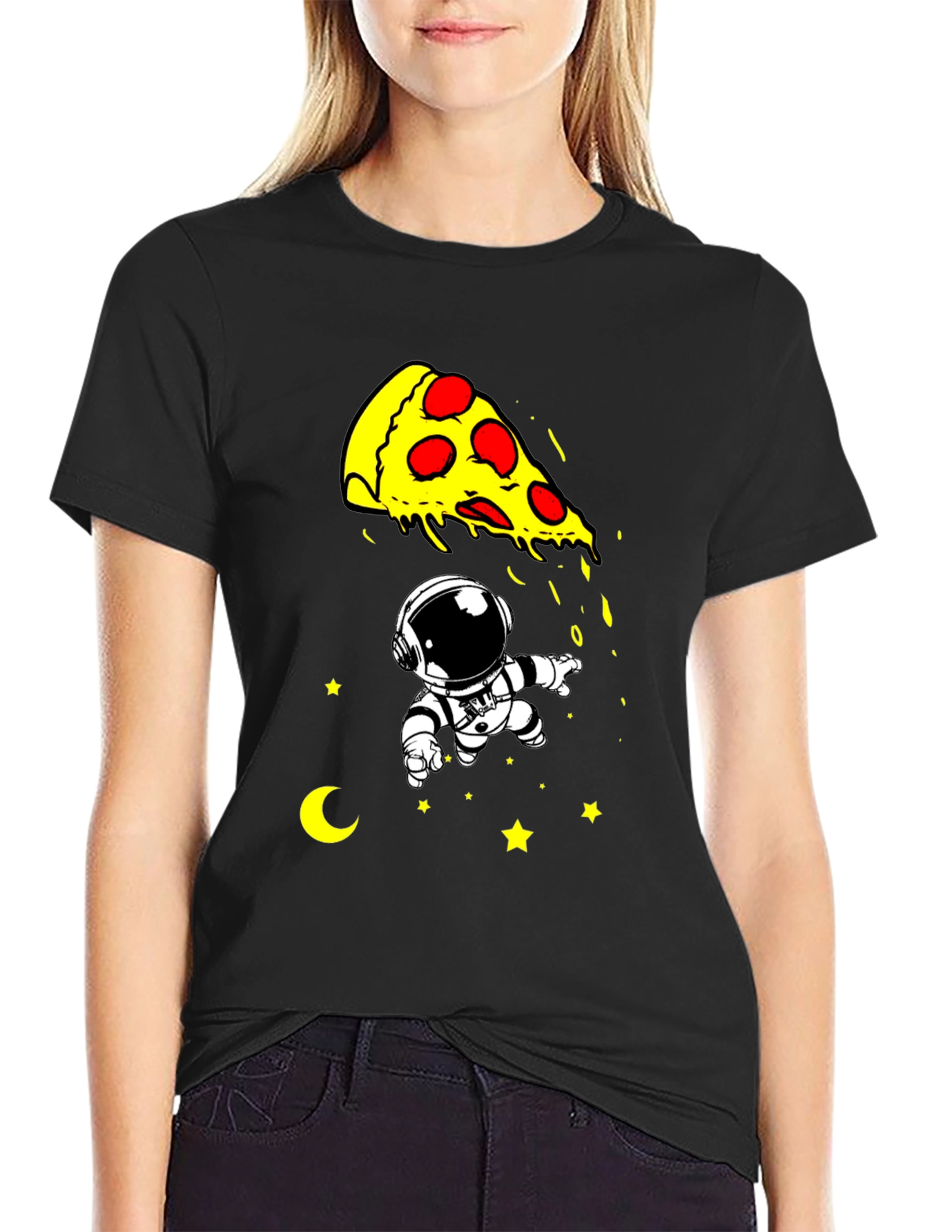 Pizza Astronaut T-Shirt