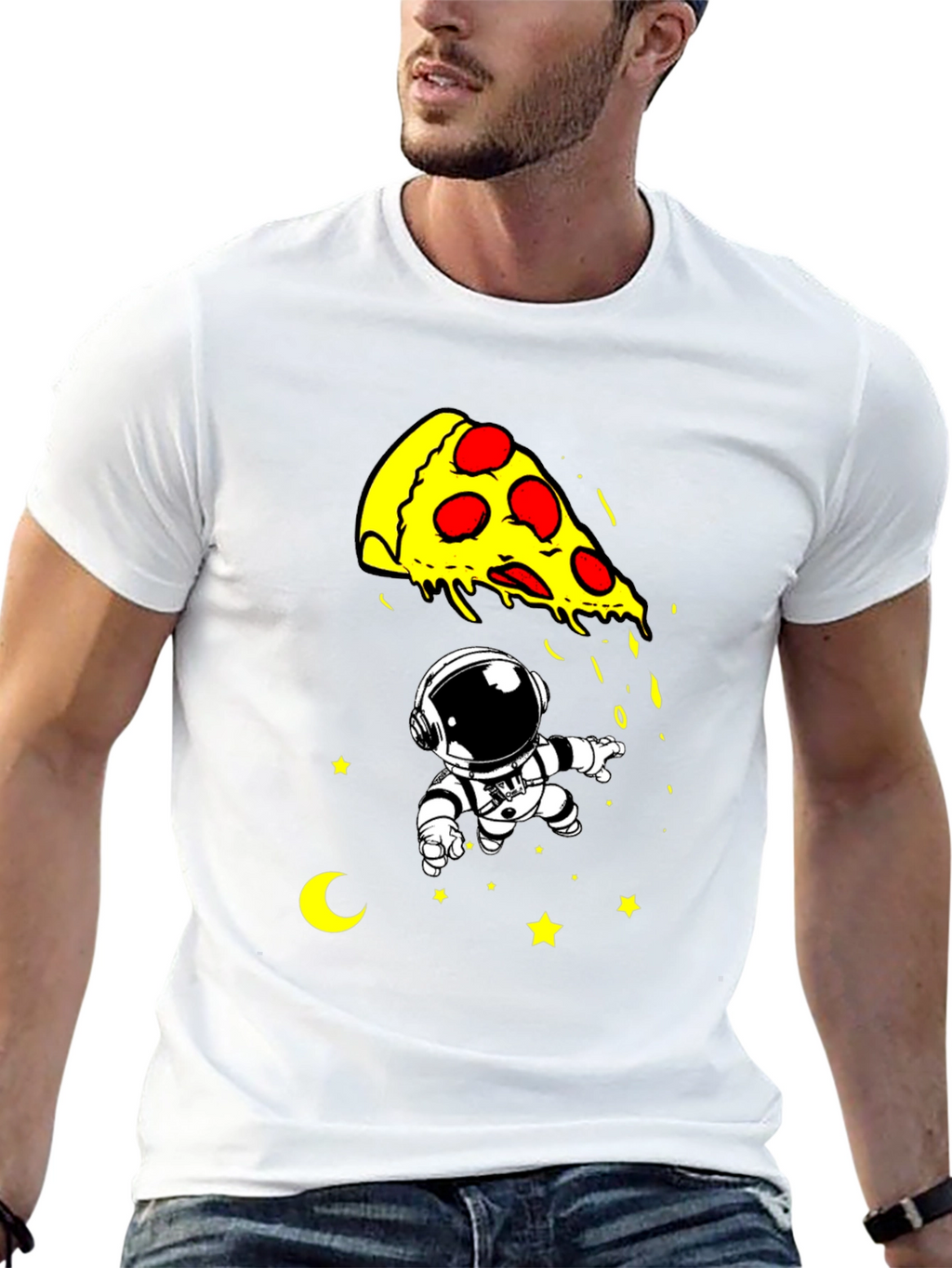 Pizza Astronaut T-Shirt