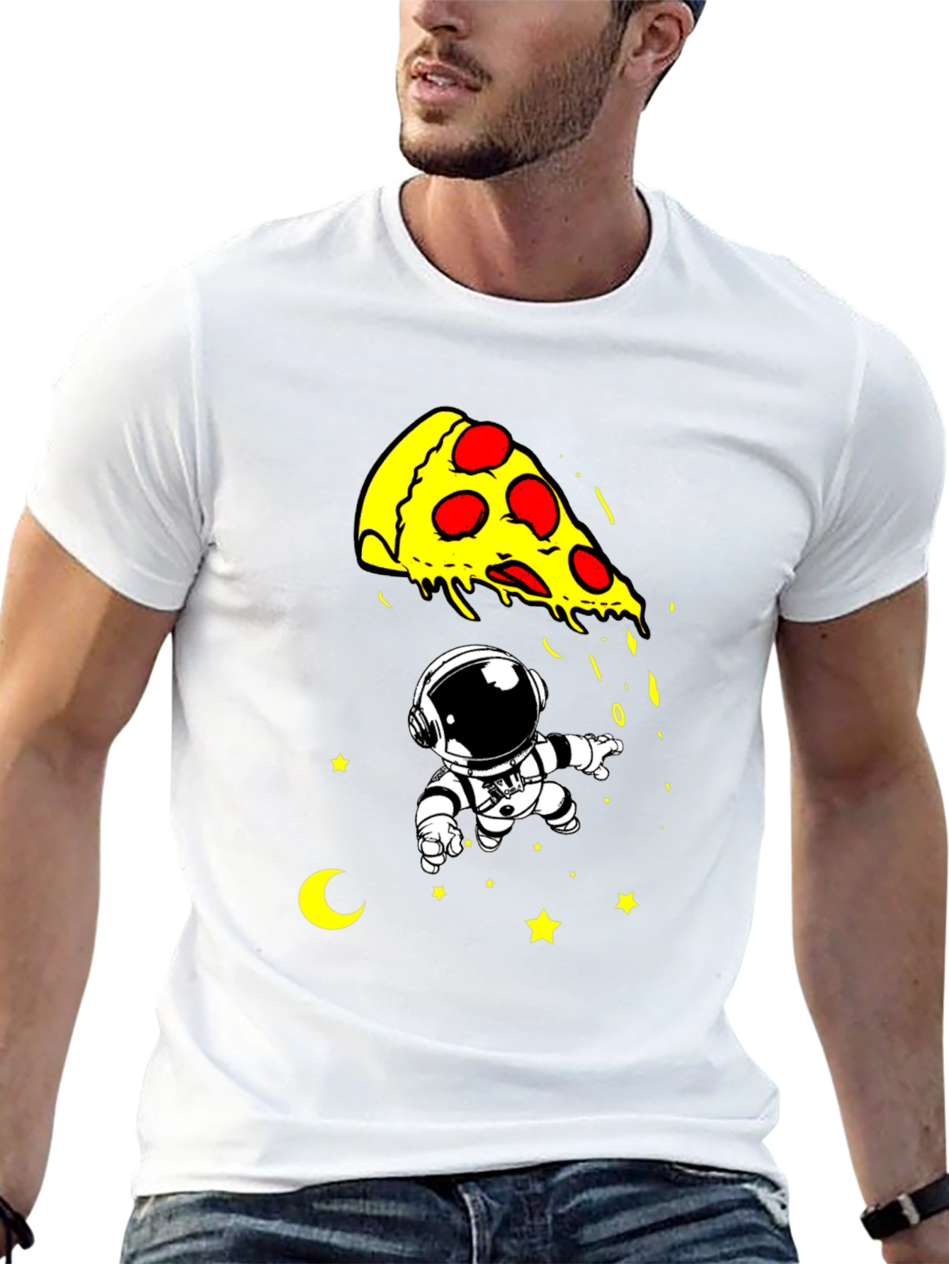 Pizza Astronaut T-Shirt