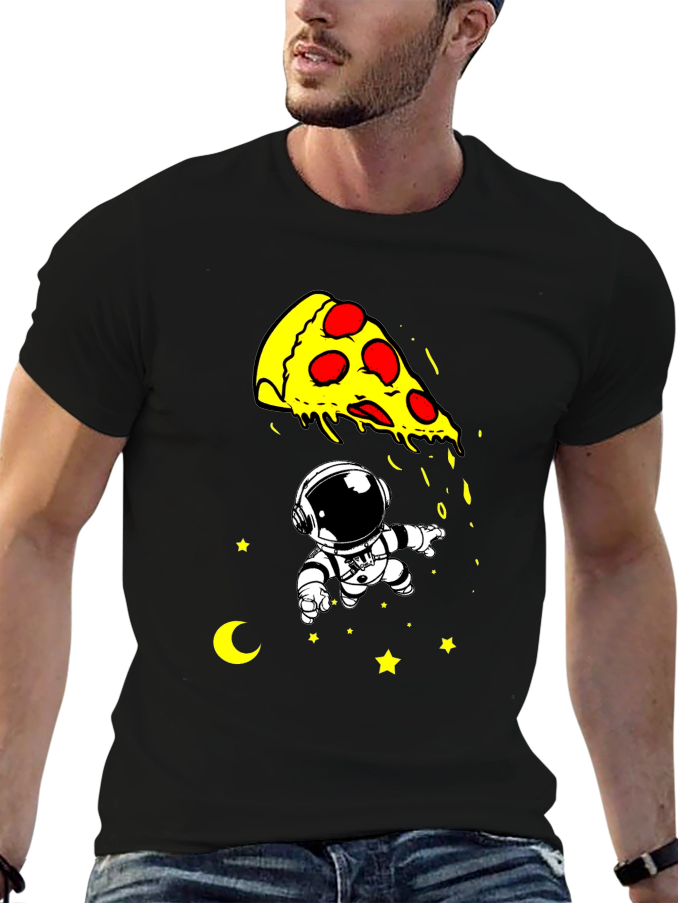 Pizza Astronaut T-Shirt
