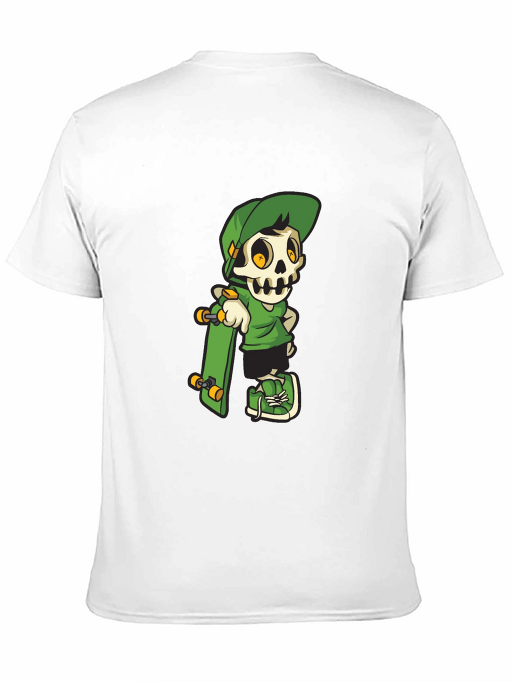 Skater Skull Graphic Tee - Cool & Edgy Design