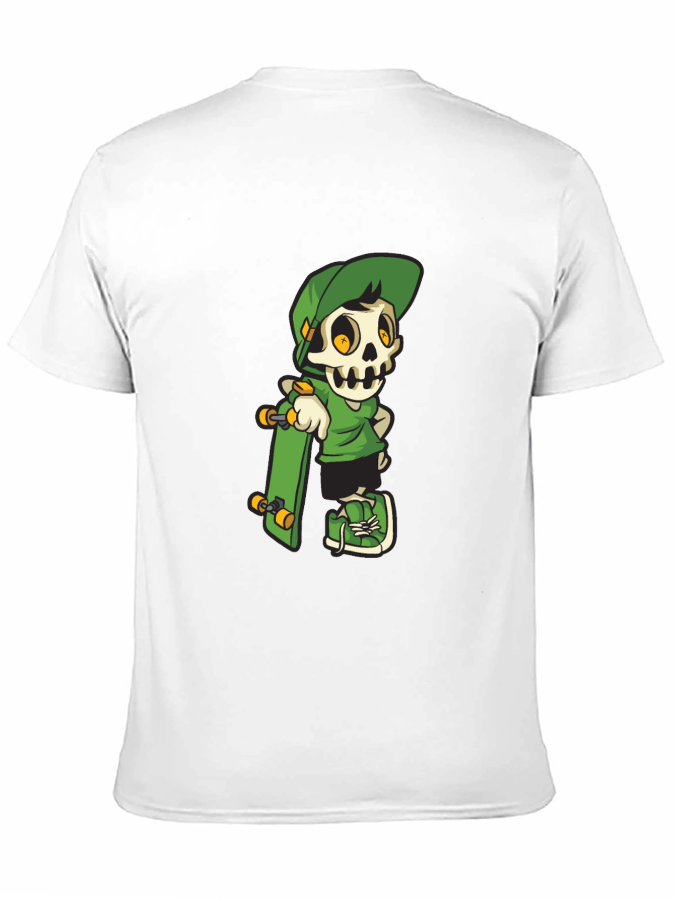 Skater Skull Graphic Tee - Cool & Edgy Design