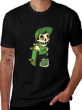 Skater Skull Graphic Tee - Cool & Edgy Design