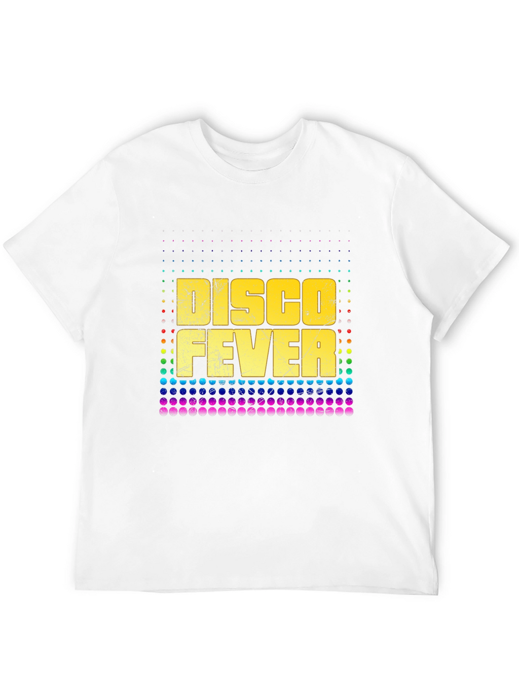 Retro Disco Fever Graphic Tee - Black