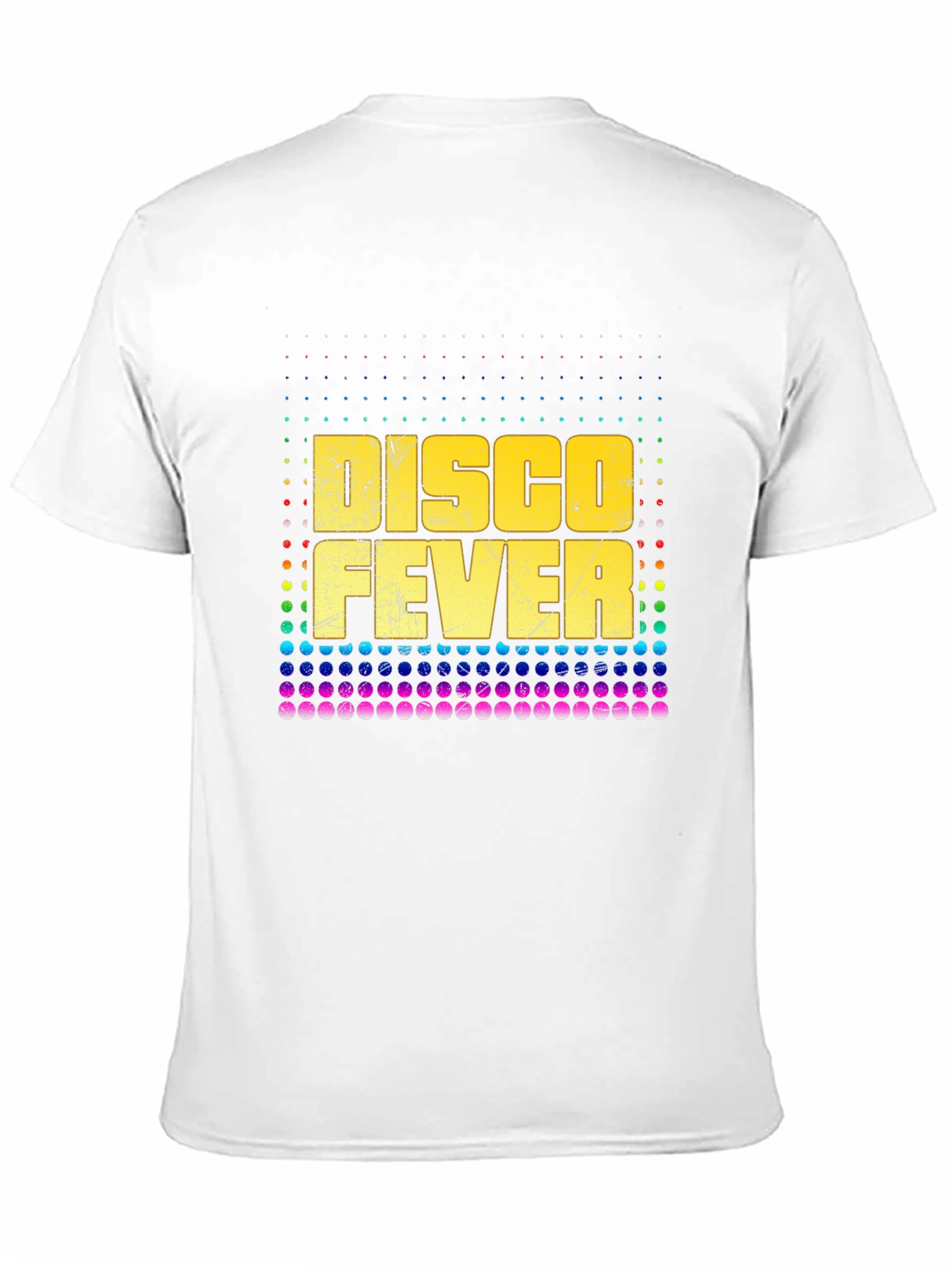 Retro Disco Fever Graphic Tee - Black