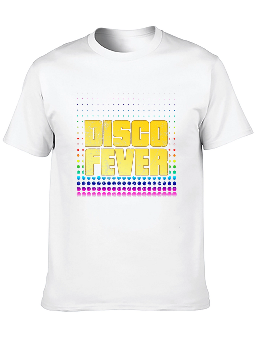Retro Disco Fever Graphic Tee - Black