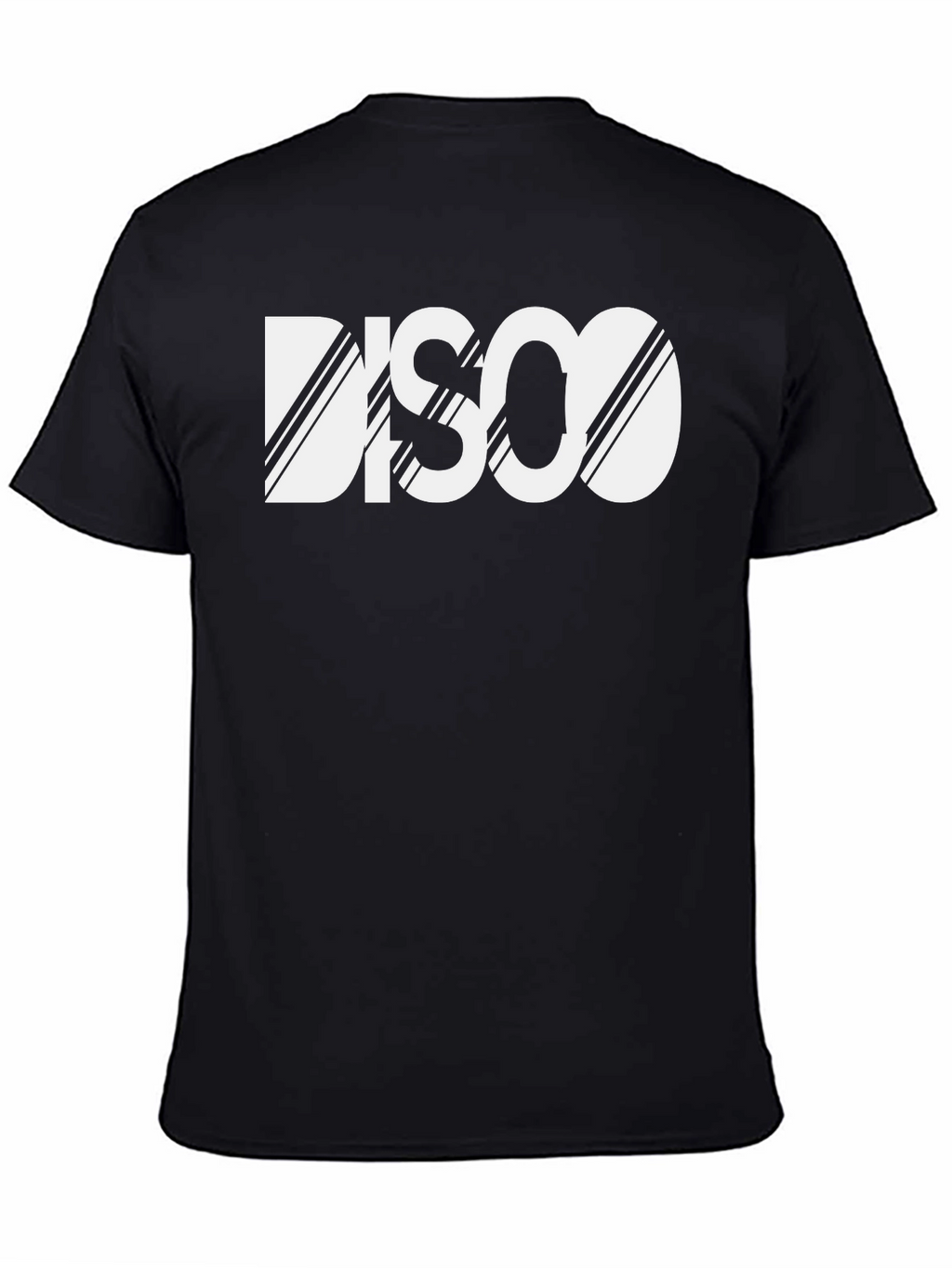 Retro Disco Graphic Black T-Shirt