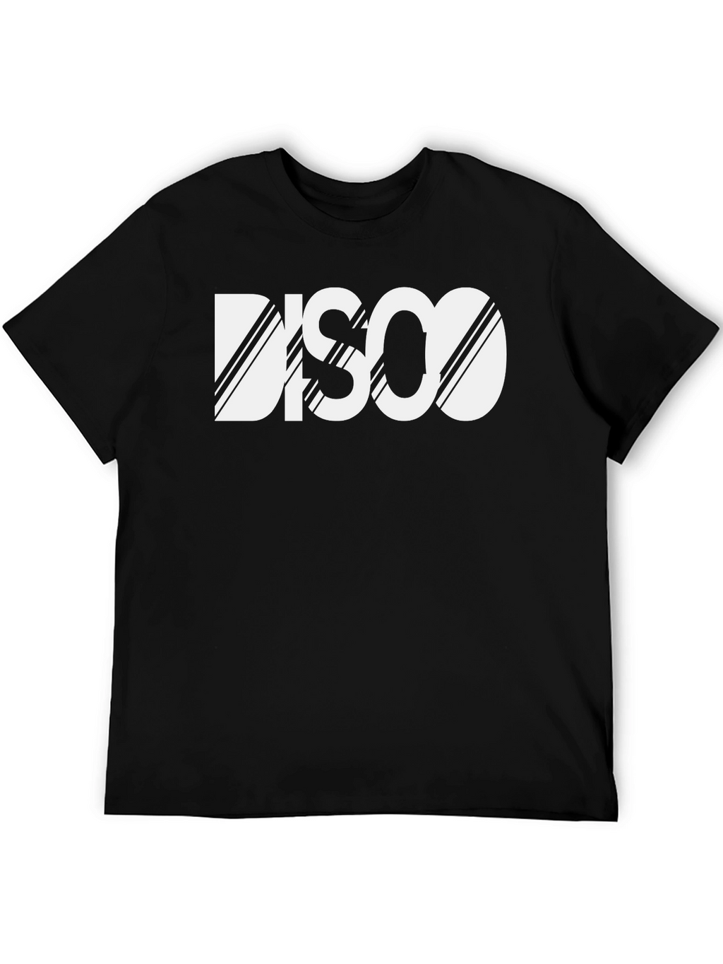 Retro Disco Graphic Black T-Shirt