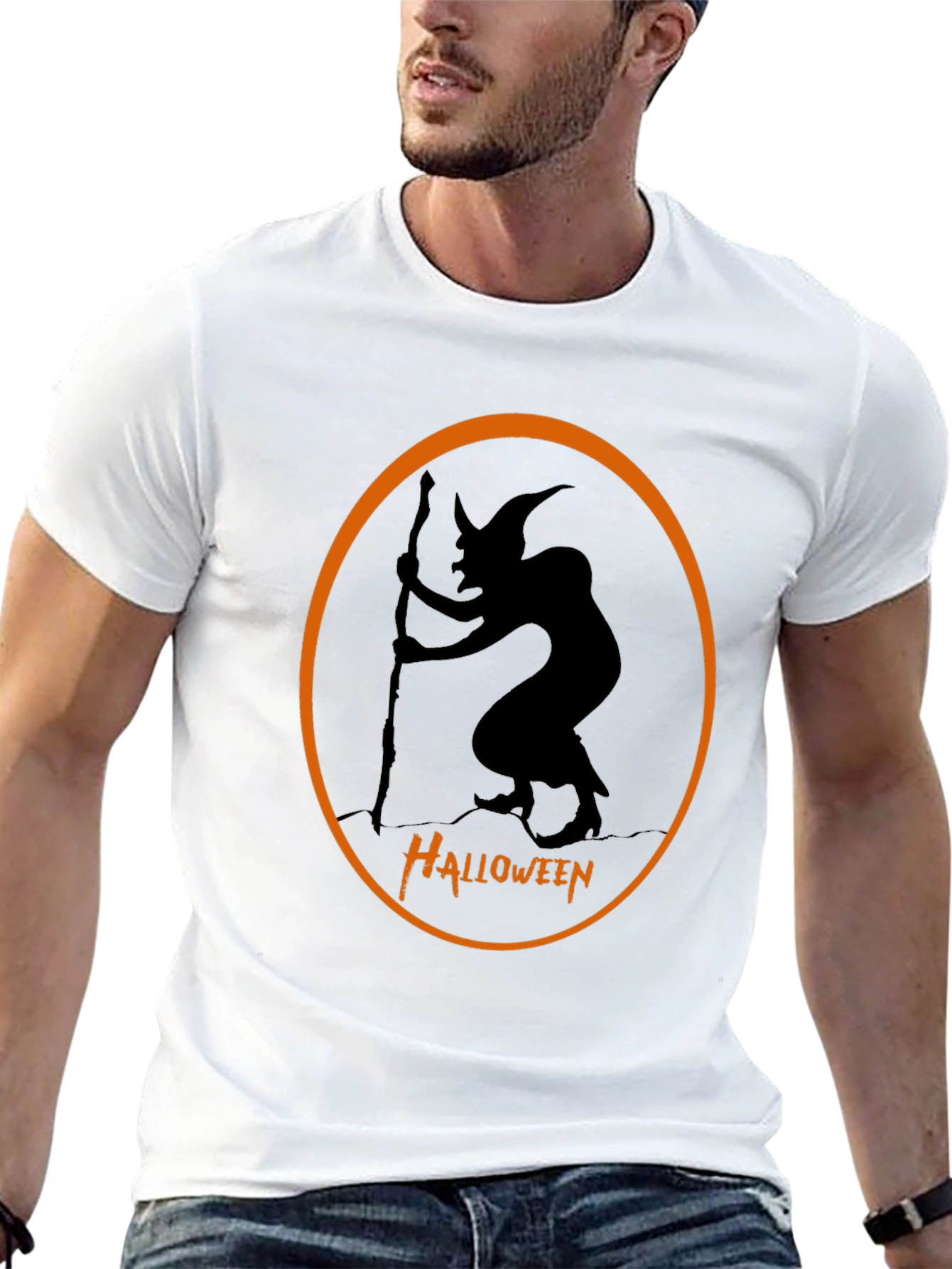 Halloween Witch T-Shirt - Spooky Season Apparel