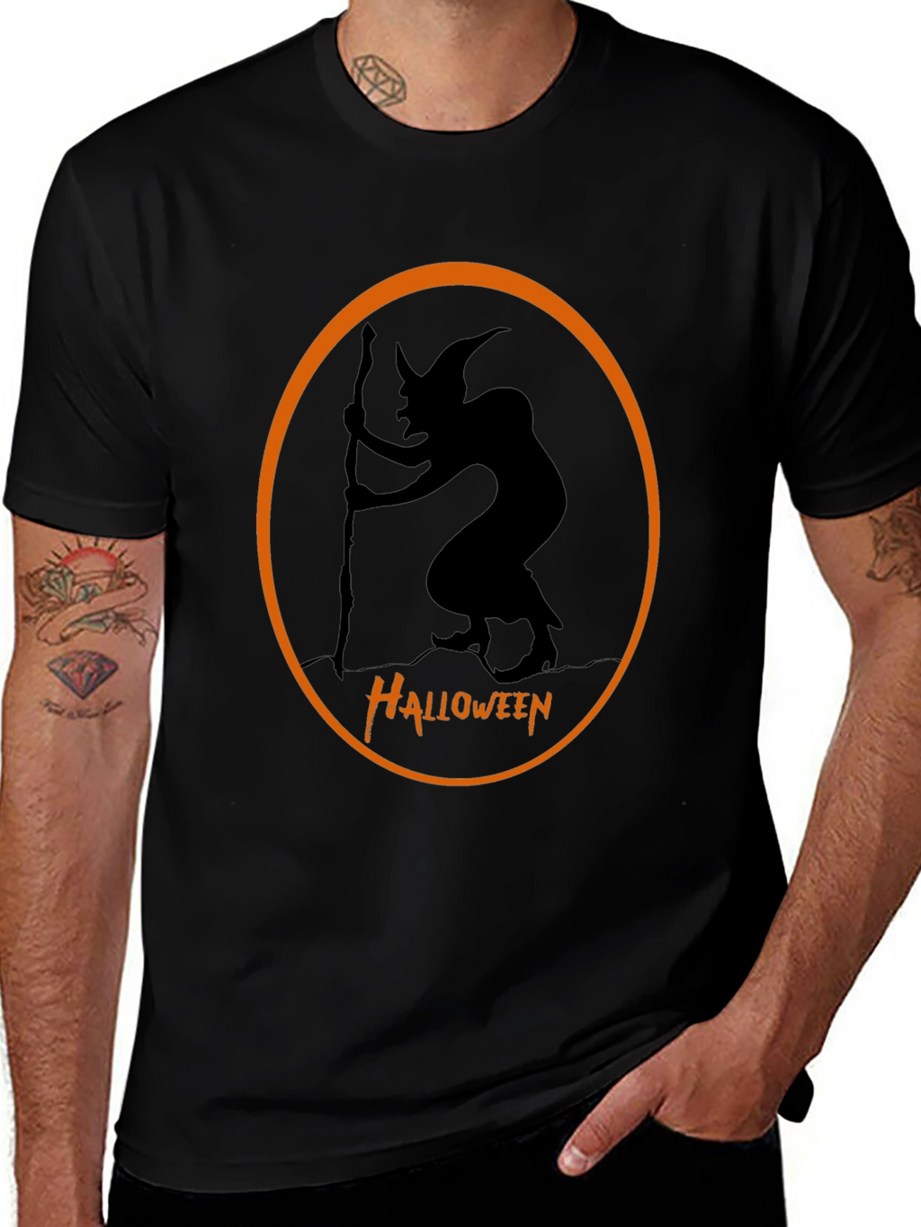 Halloween Witch T-Shirt - Spooky Season Apparel