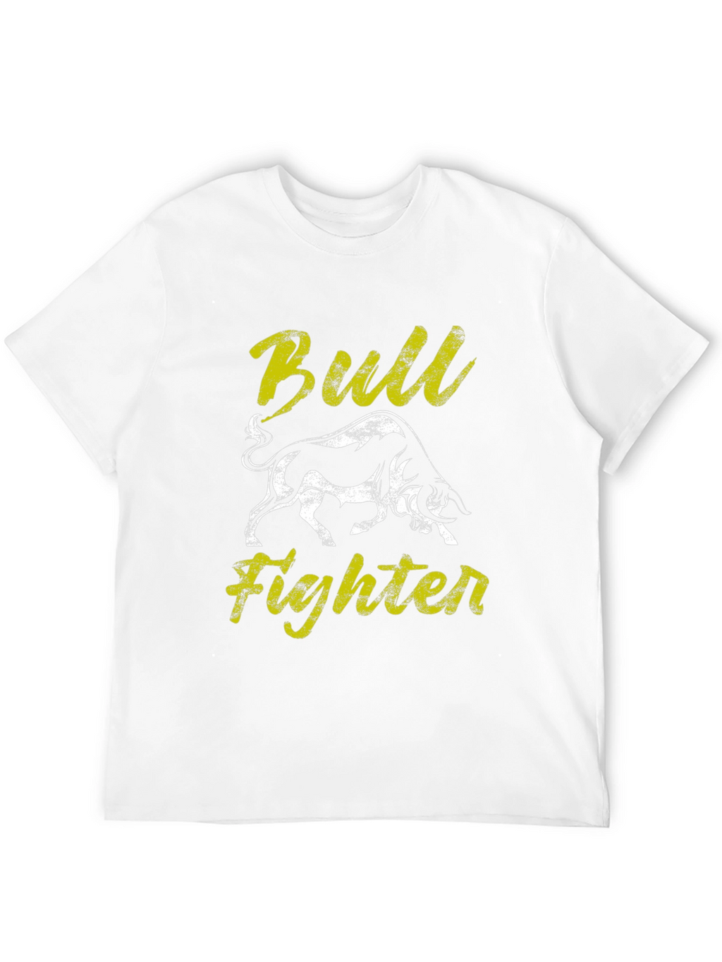 Bull Fighter Graphic Tee - Black Cotton T-Shirt