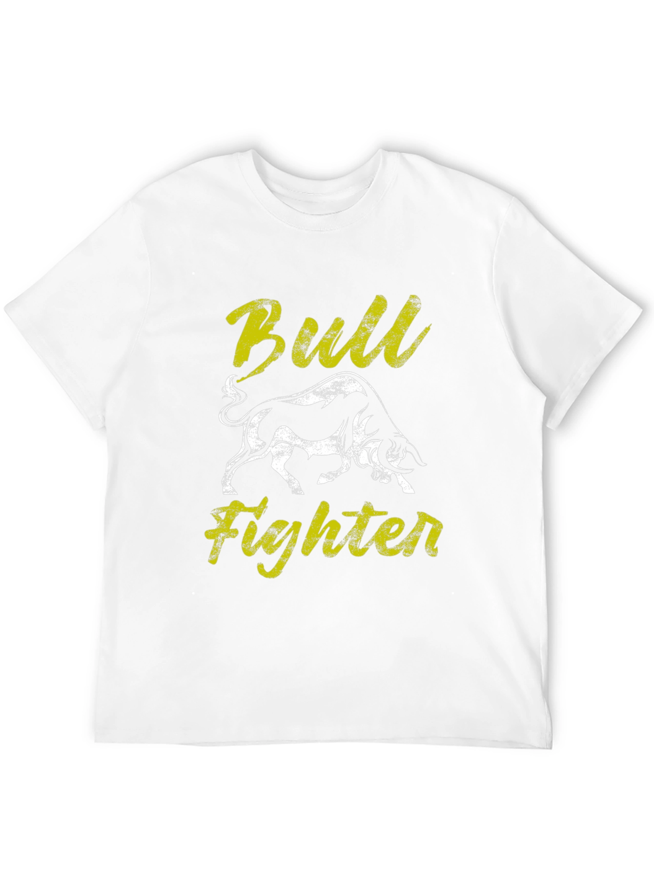 Bull Fighter Graphic Tee - Black Cotton T-Shirt