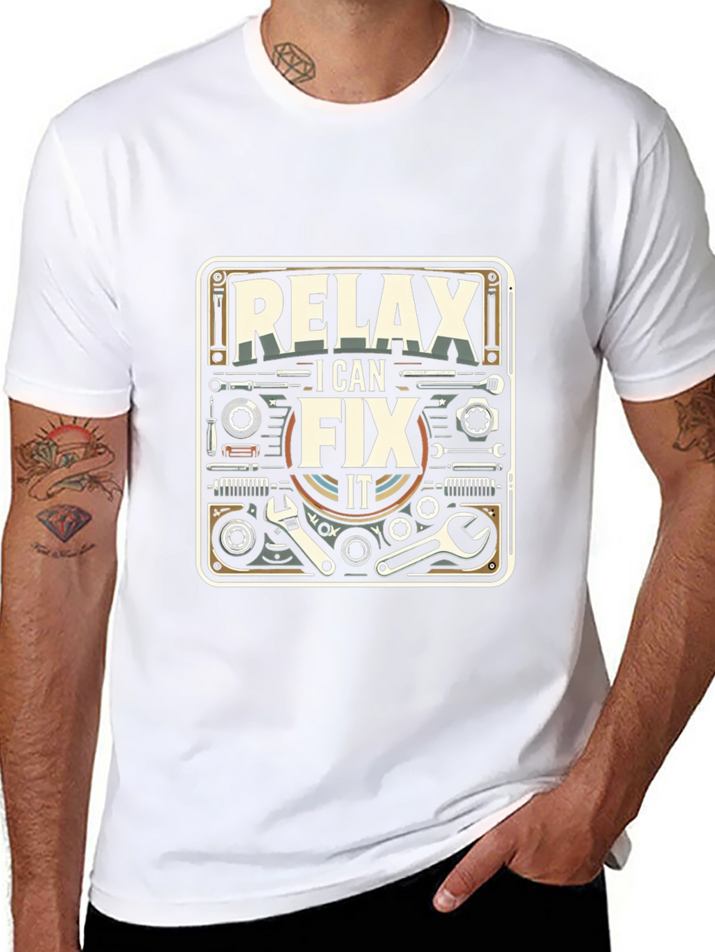 Relax I Can Fix It T-Shirt - Mechanic Gift
