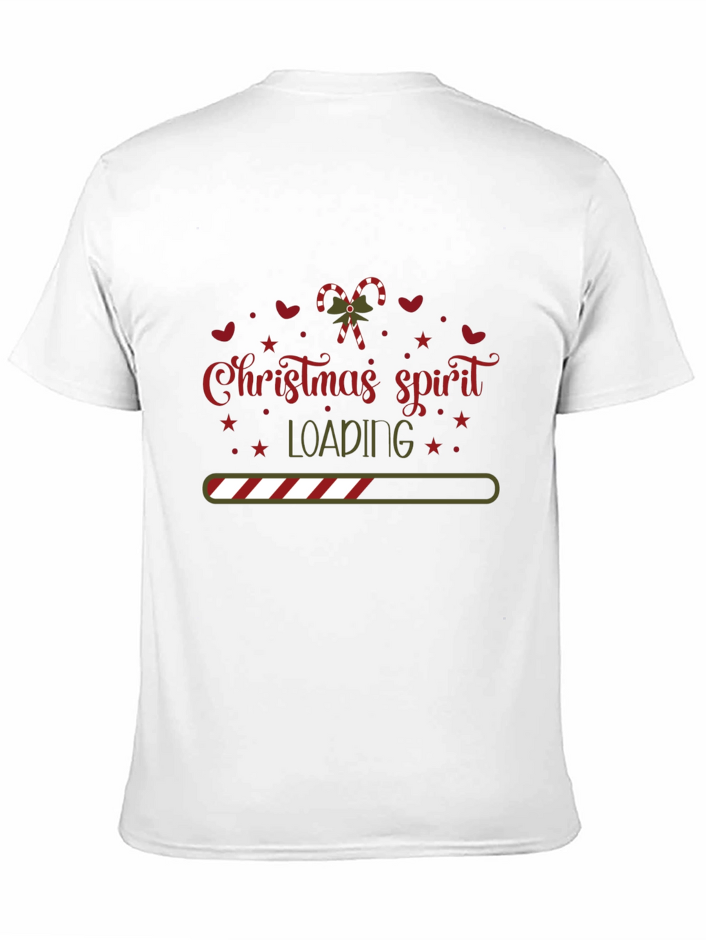 Christmas Spirit Loading Graphic Tee Shirt