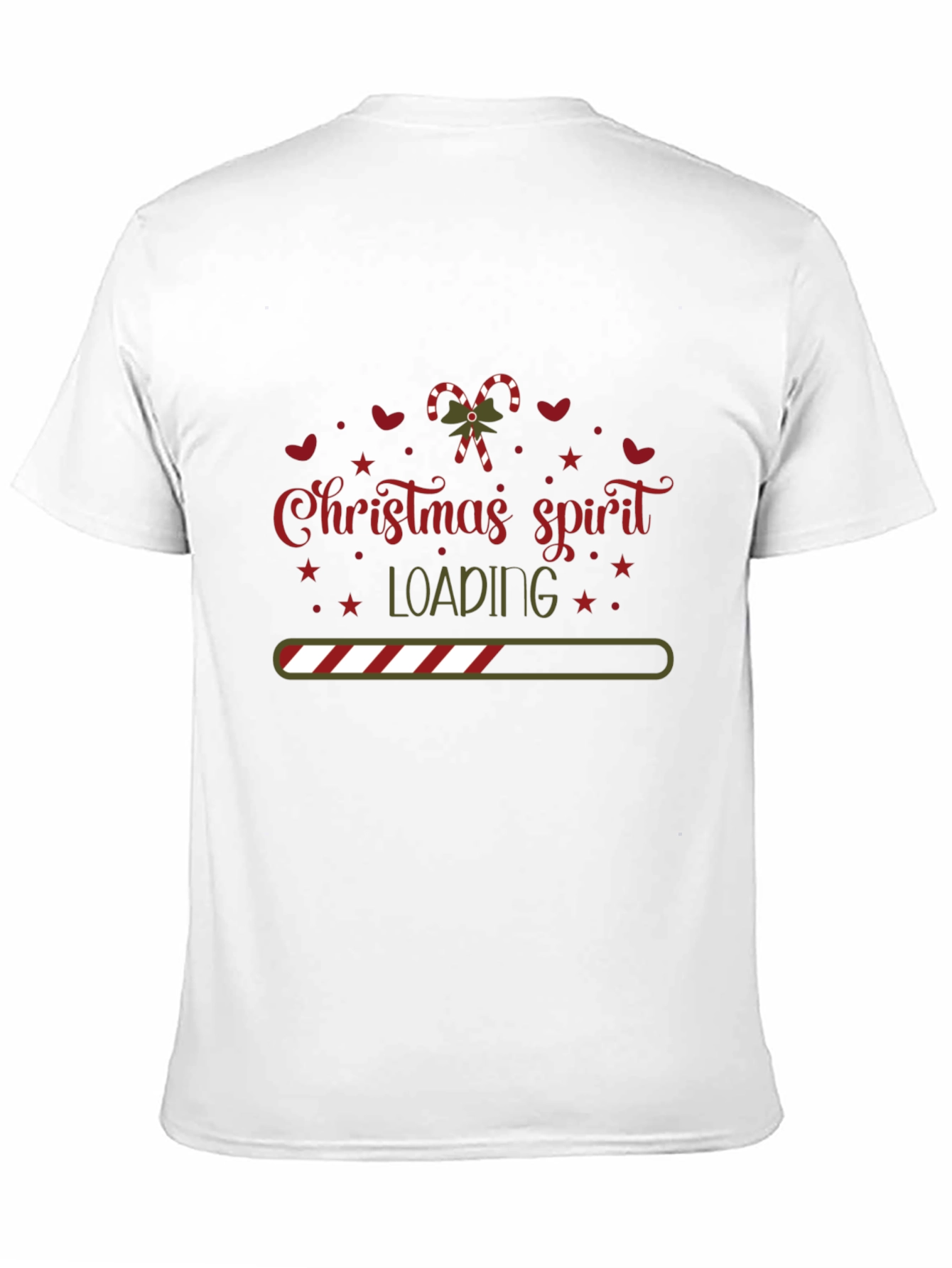 Christmas Spirit Loading Graphic Tee Shirt