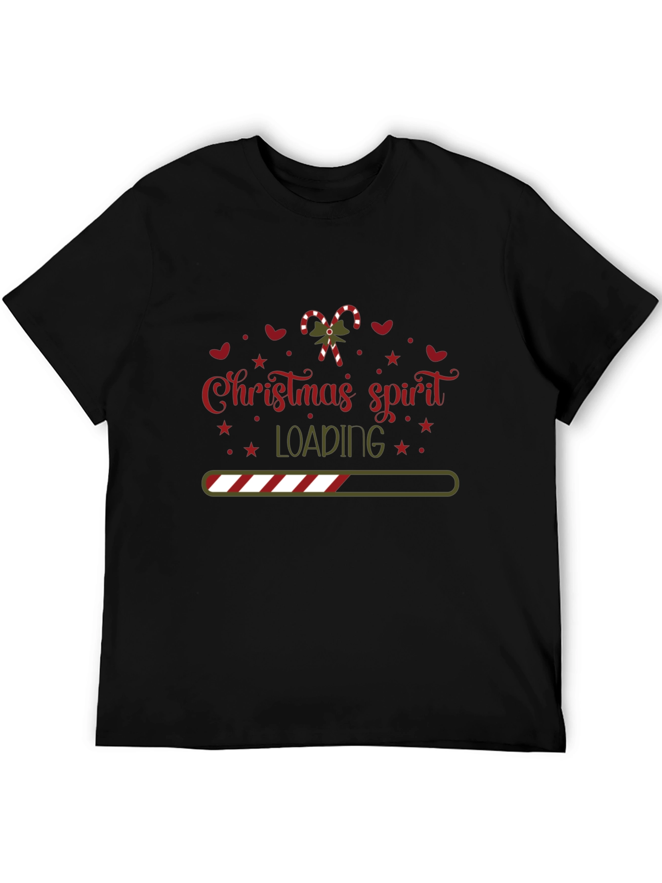 Christmas Spirit Loading Graphic Tee Shirt