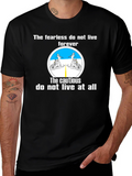 Fearless Biker T-Shirt - Live Life to the Fullest