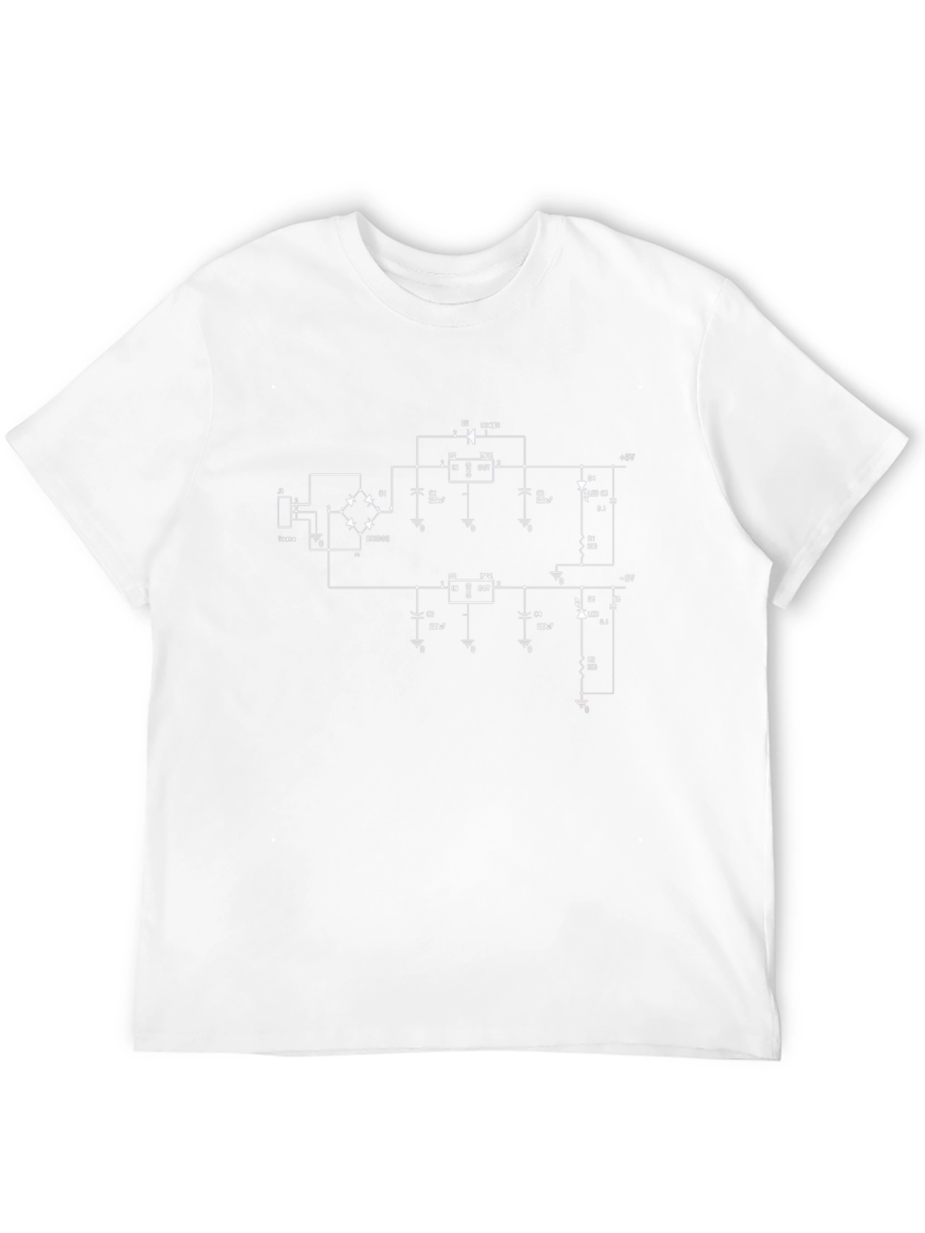 Circuit Diagram Graphic Tee - Geek Chic T-Shirt