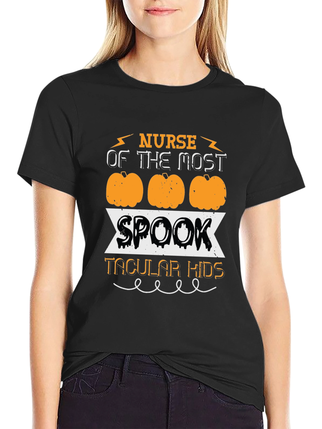 Nurse Spooktacular Kids Halloween T-Shirt