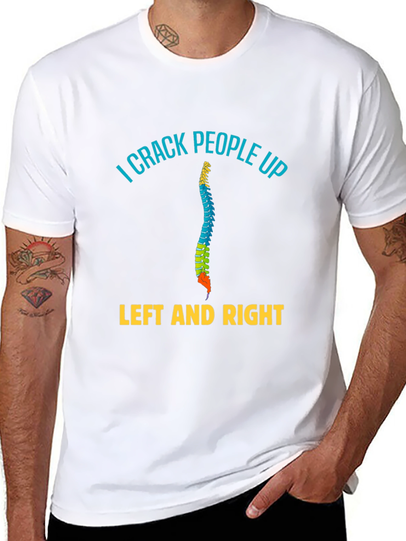 I Crack People Up T-Shirt - Chiropractic Humor Tee