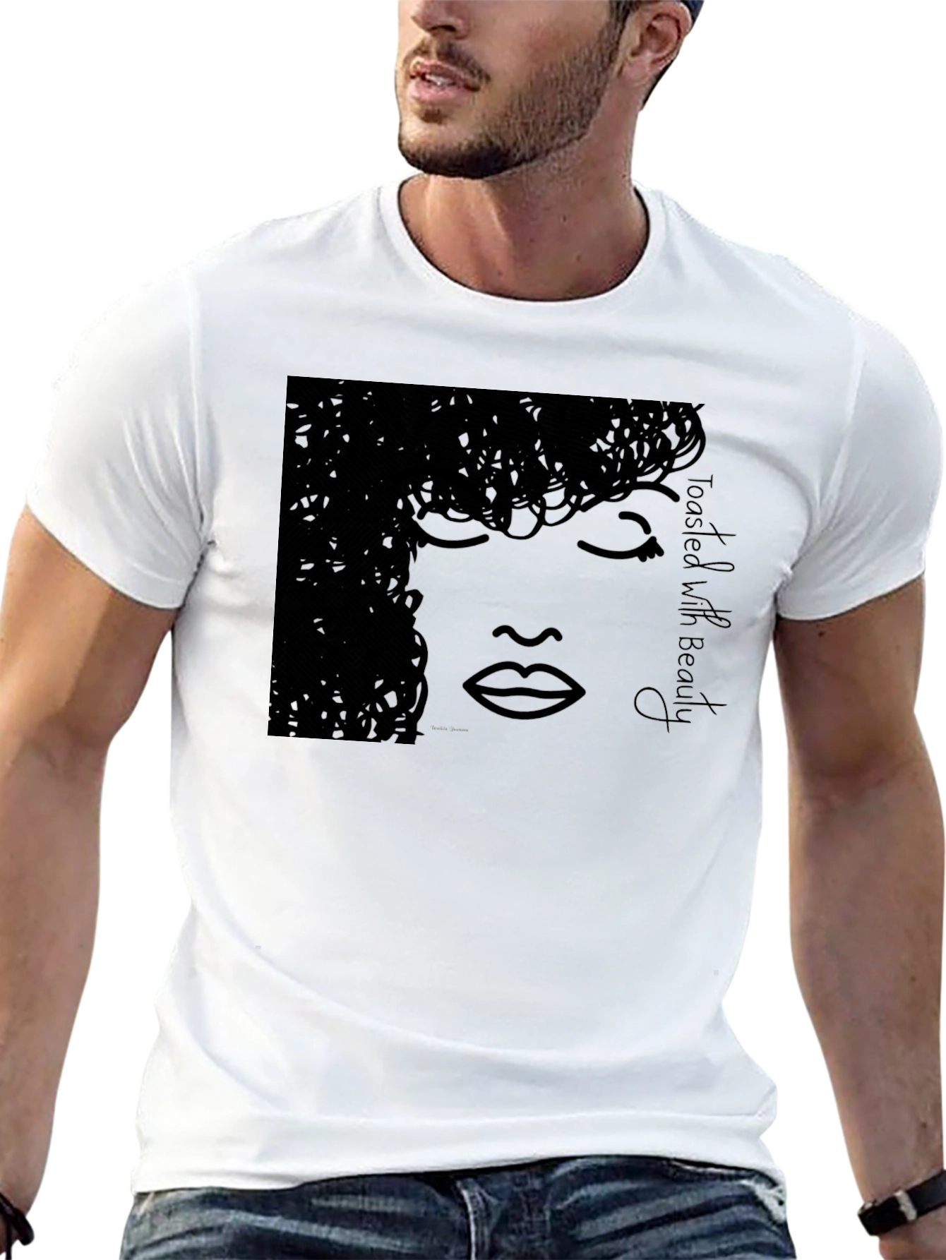 Toasted with Beauty Graphic T-Shirt