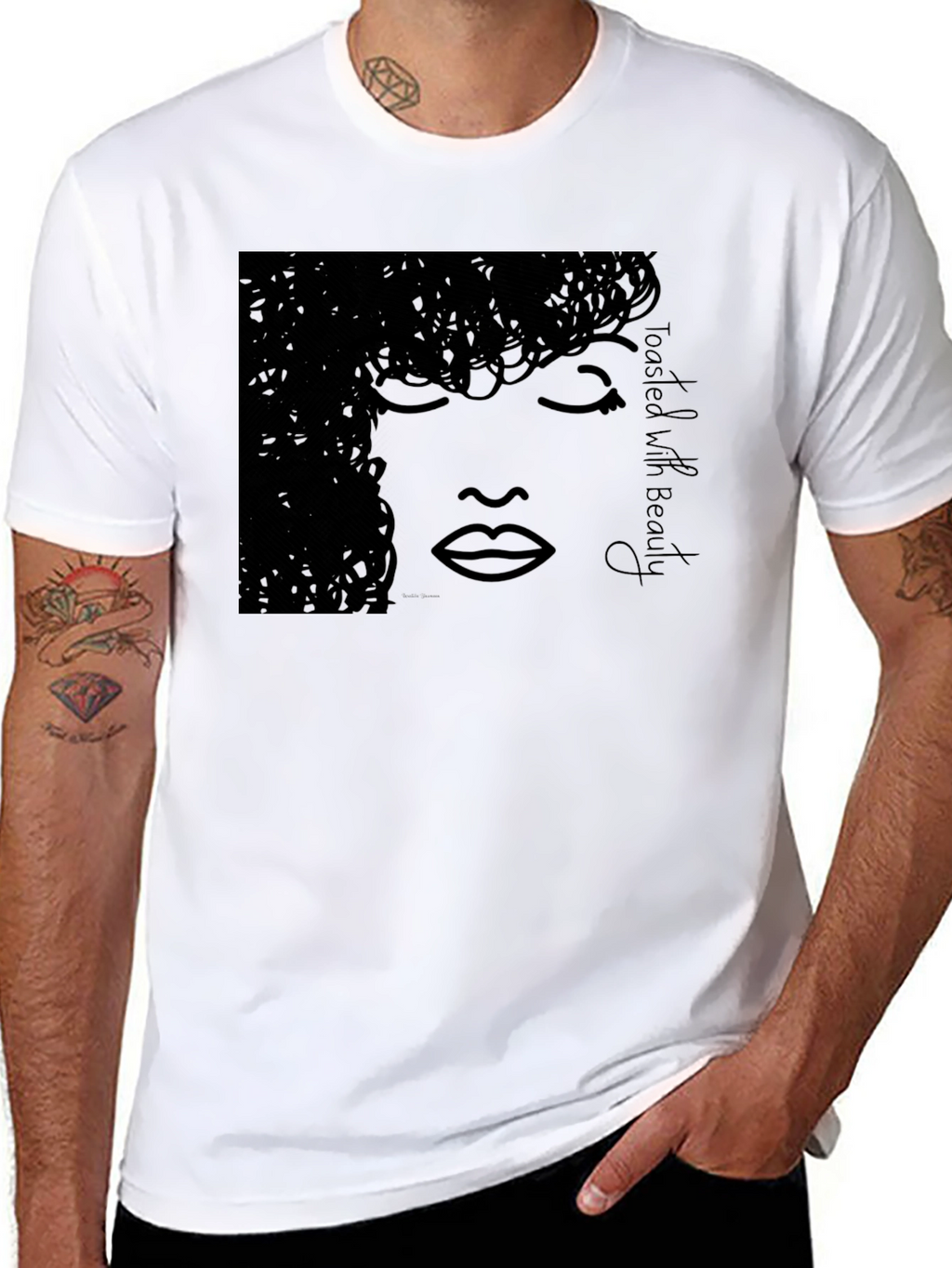 Toasted with Beauty Graphic T-Shirt