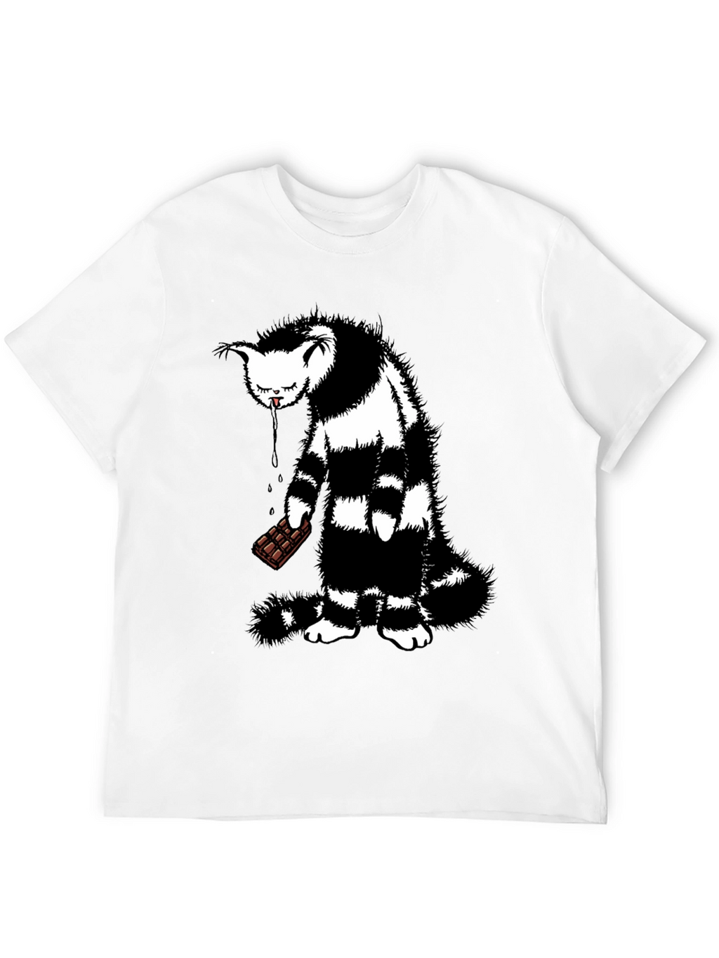 Chocolate Cat T-Shirt - Funny Graphic Tee