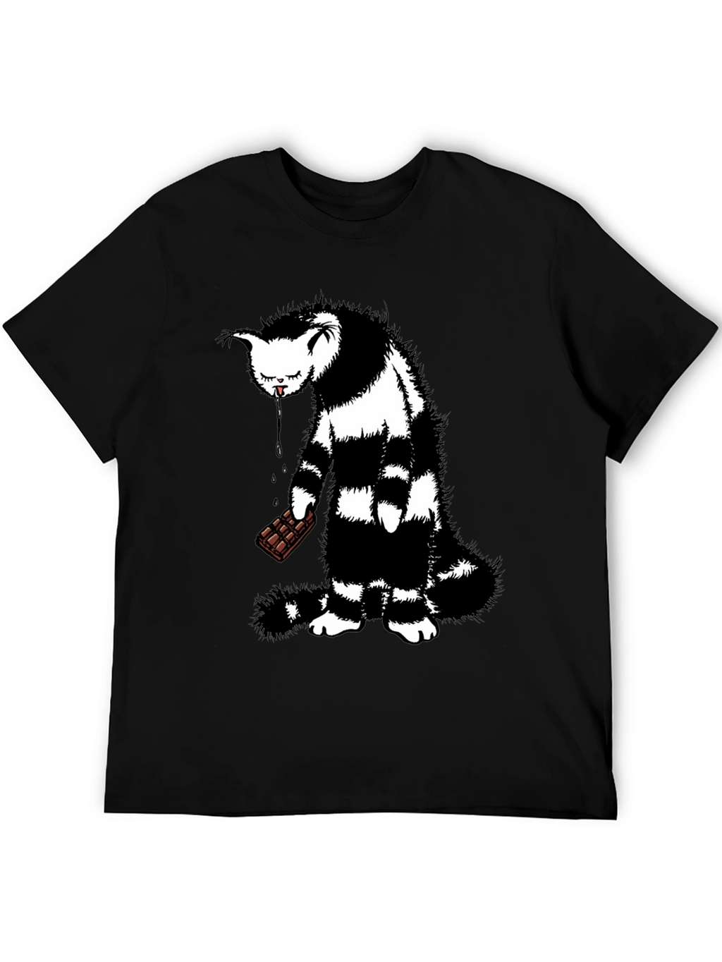 Chocolate Cat T-Shirt - Funny Graphic Tee