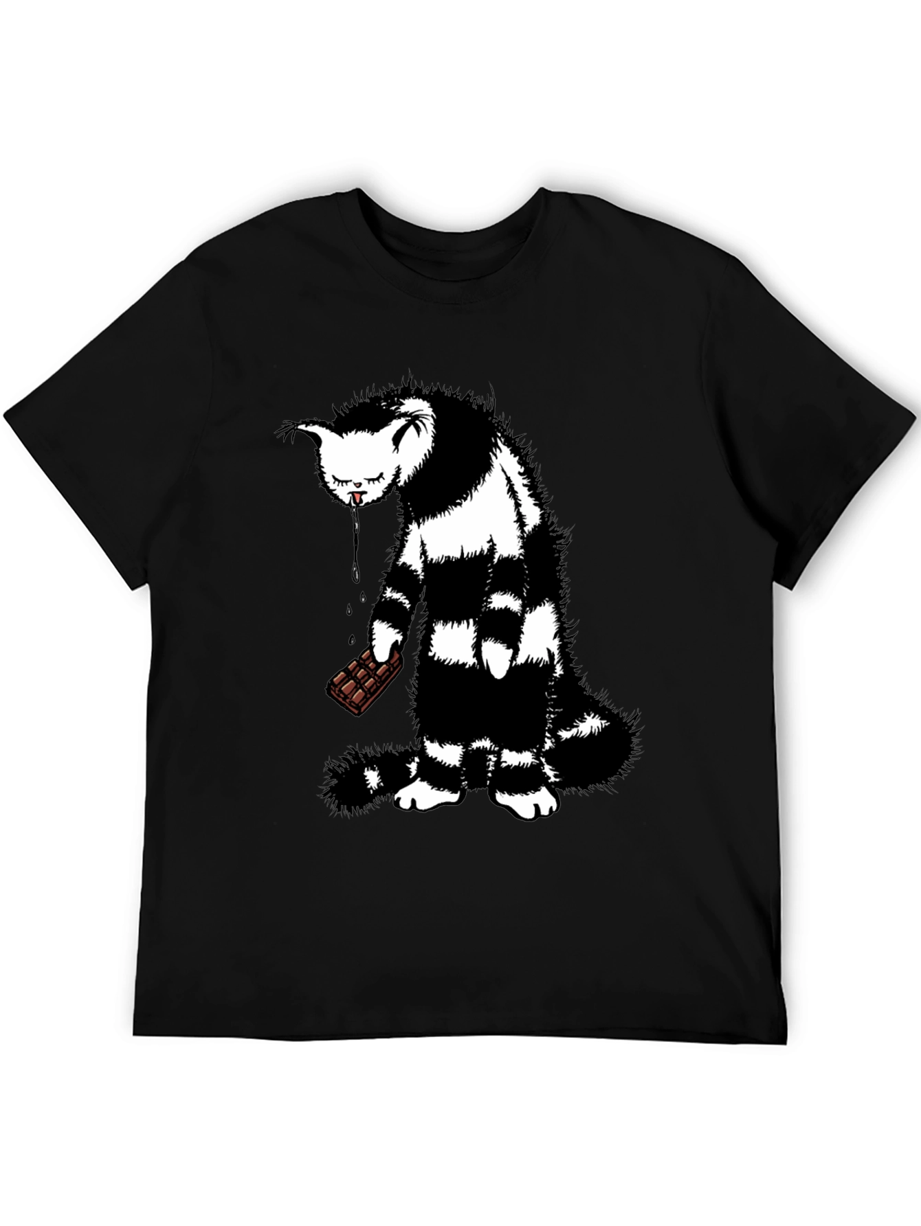 Chocolate Cat T-Shirt - Funny Graphic Tee