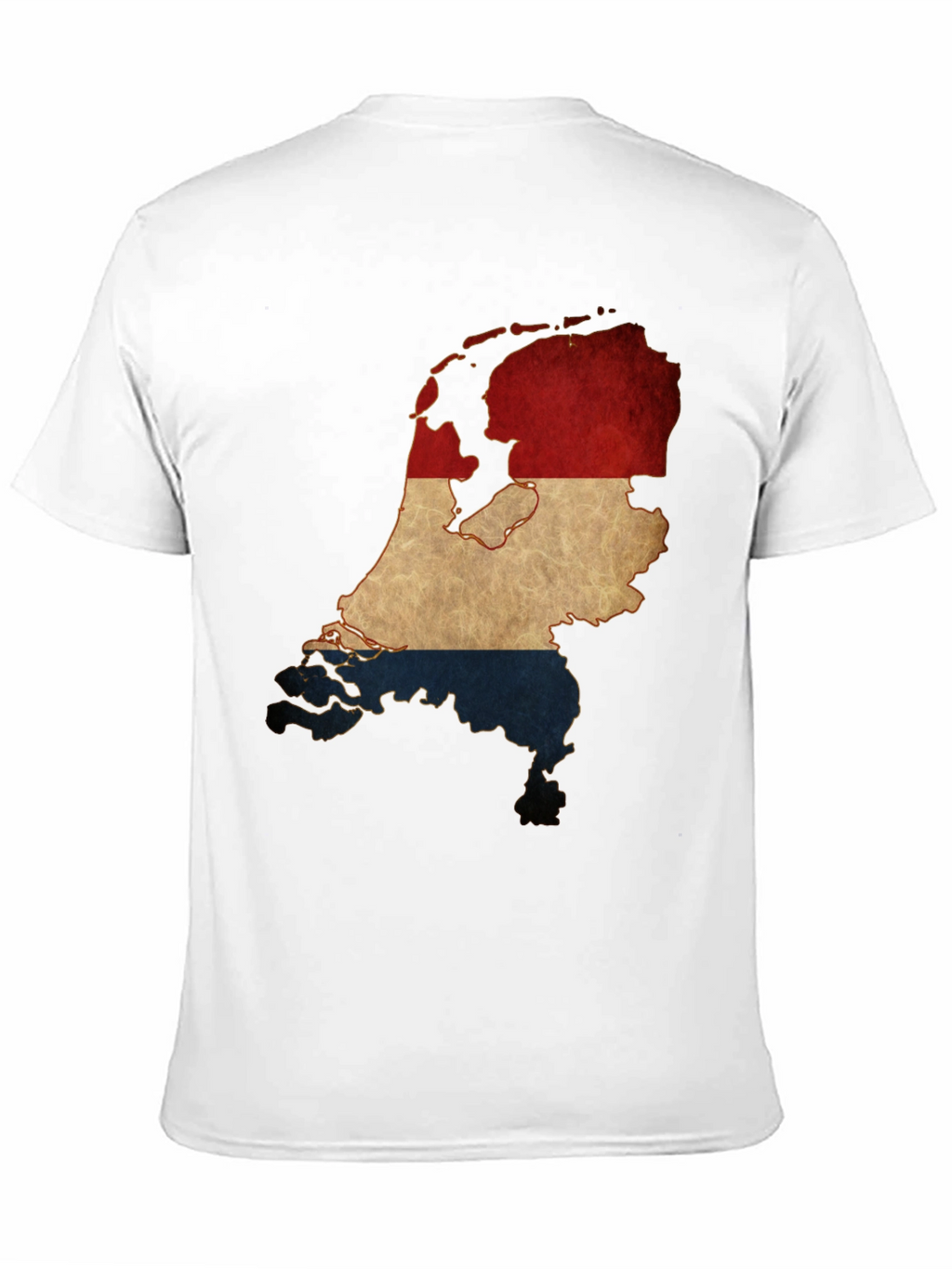Netherlands Flag Map T-Shirt