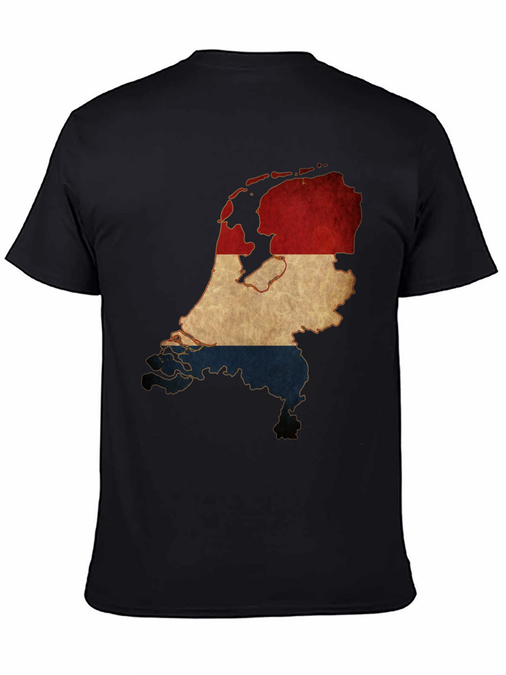 Netherlands Flag Map T-Shirt