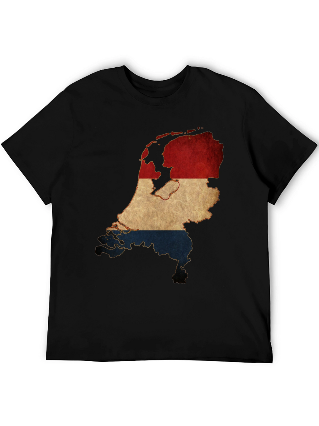Netherlands Flag Map T-Shirt