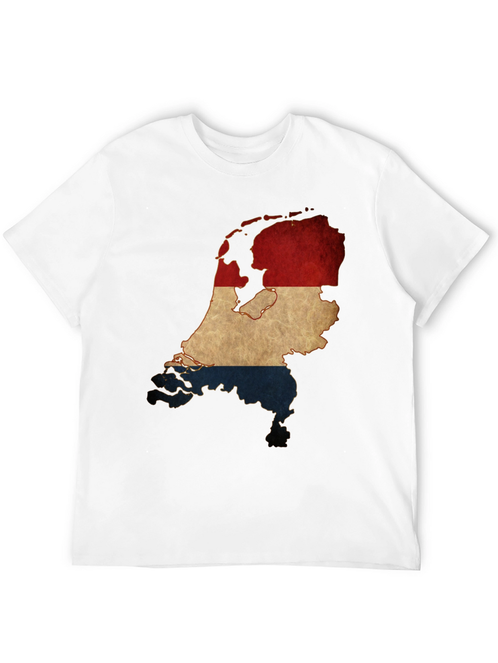 Netherlands Flag Map T-Shirt