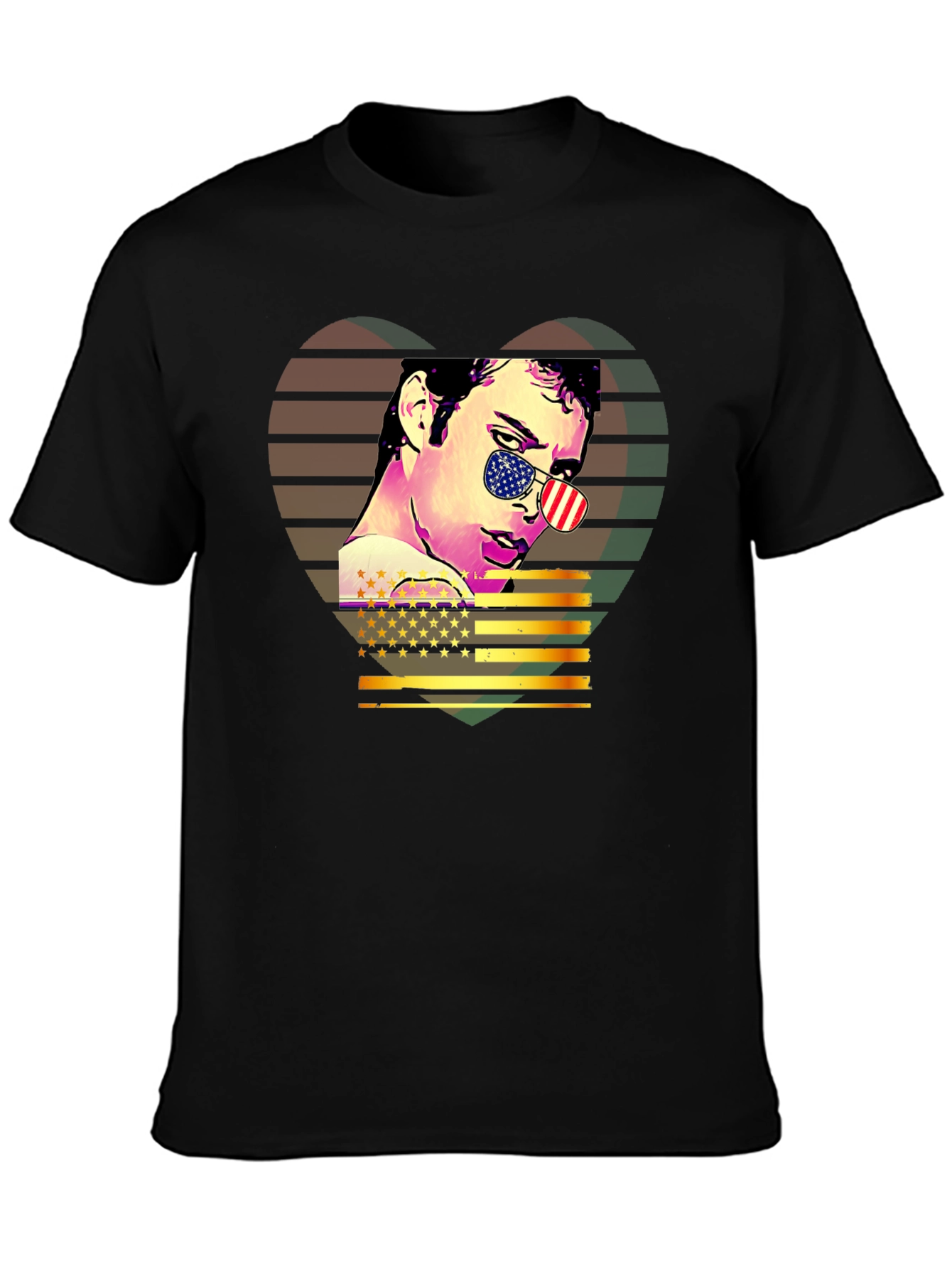 Retro American Flag T-Shirt