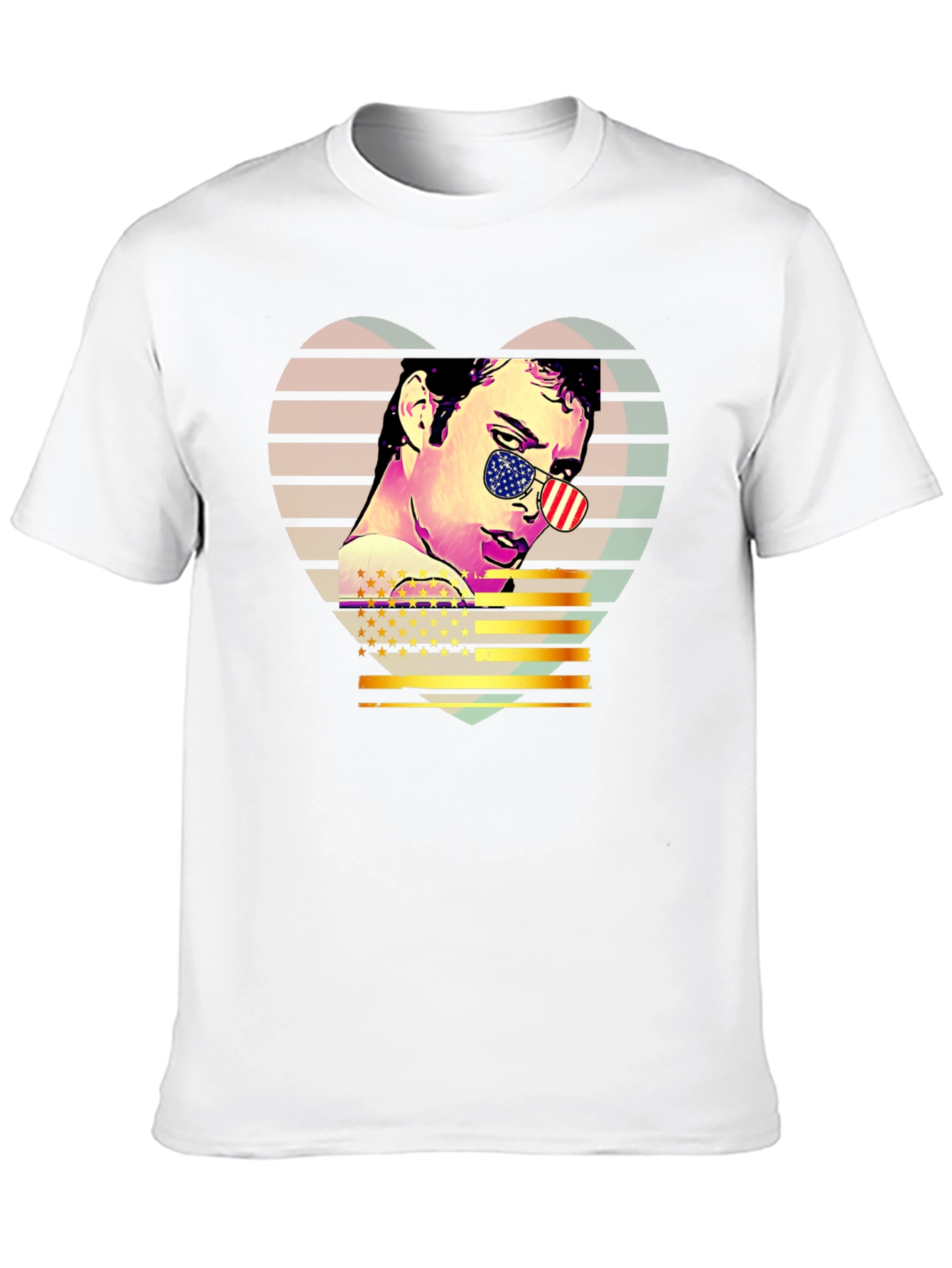 Retro American Flag T-Shirt