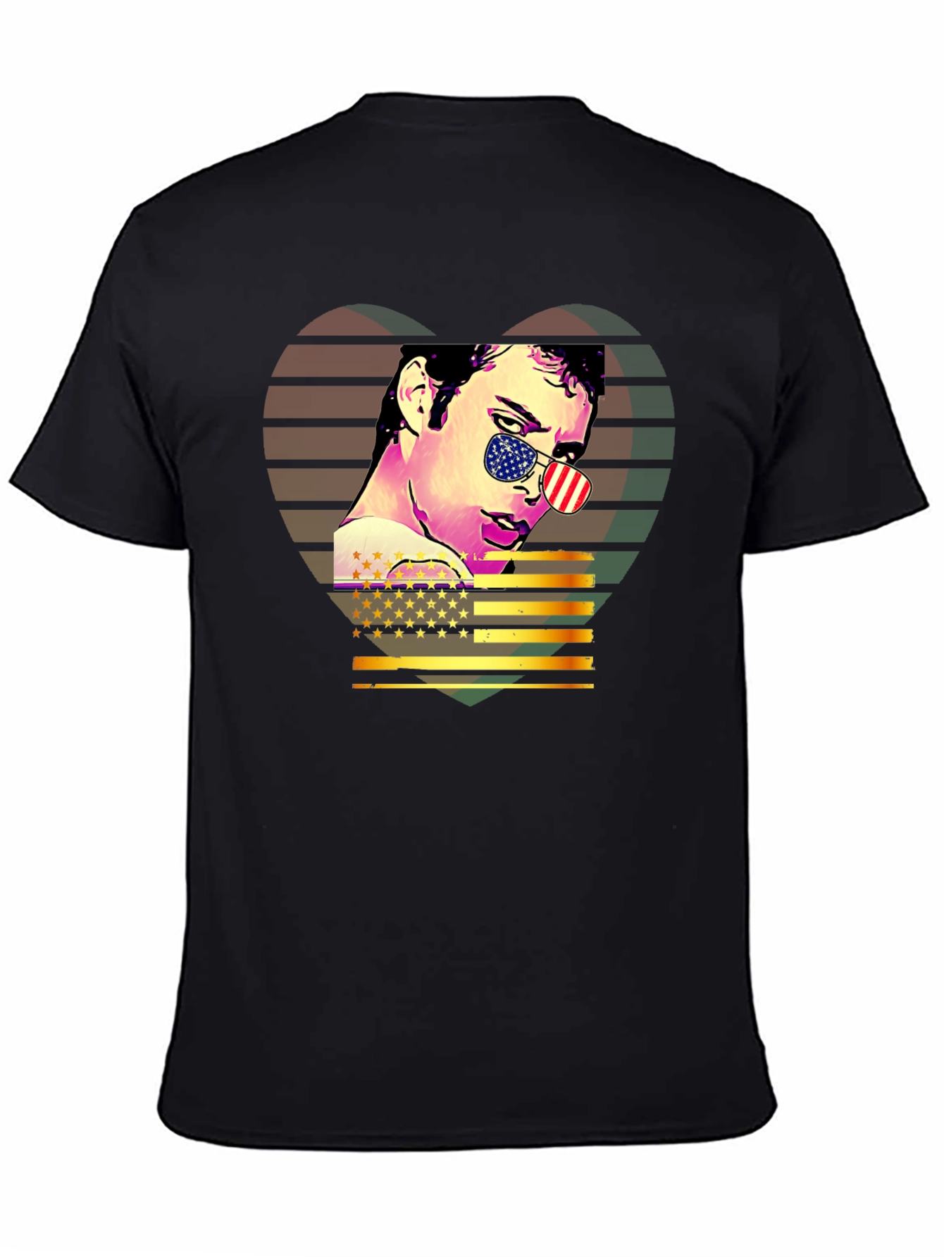 Retro American Flag T-Shirt