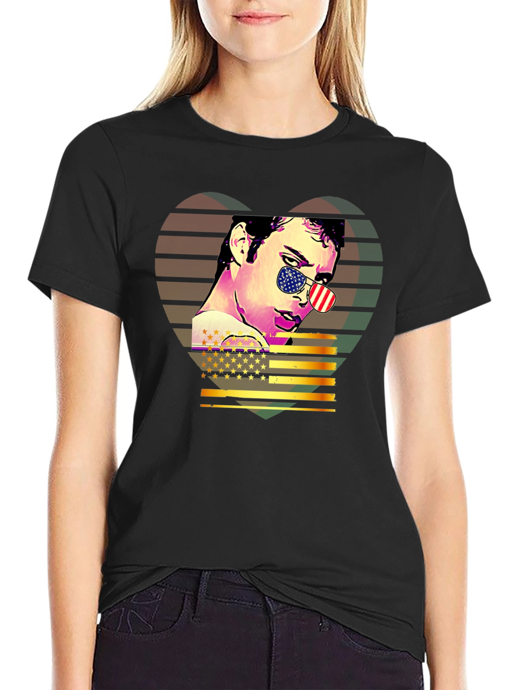 Retro American Flag T-Shirt