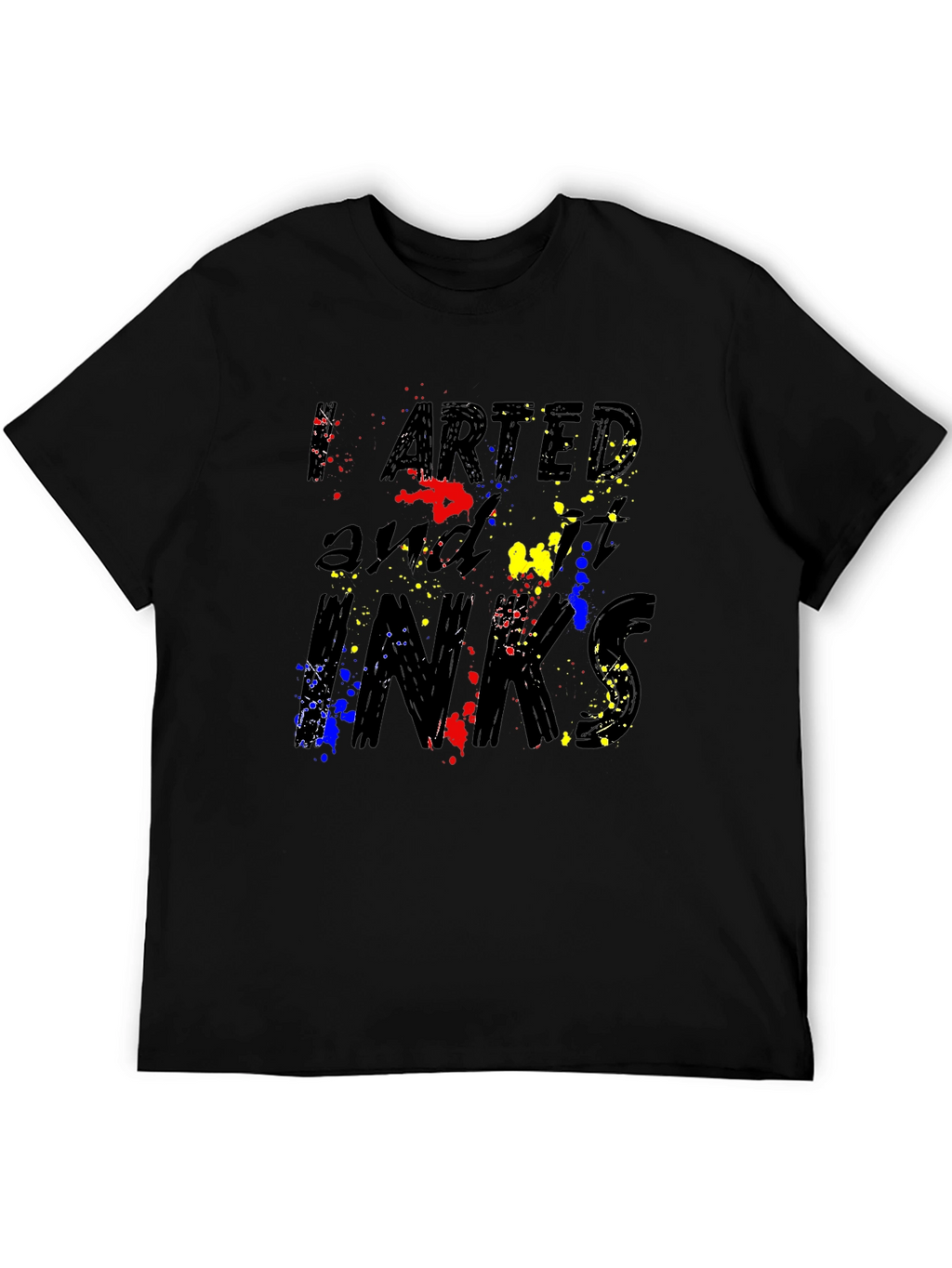 Artsy Inks T-Shirt: Splatter Paint Design