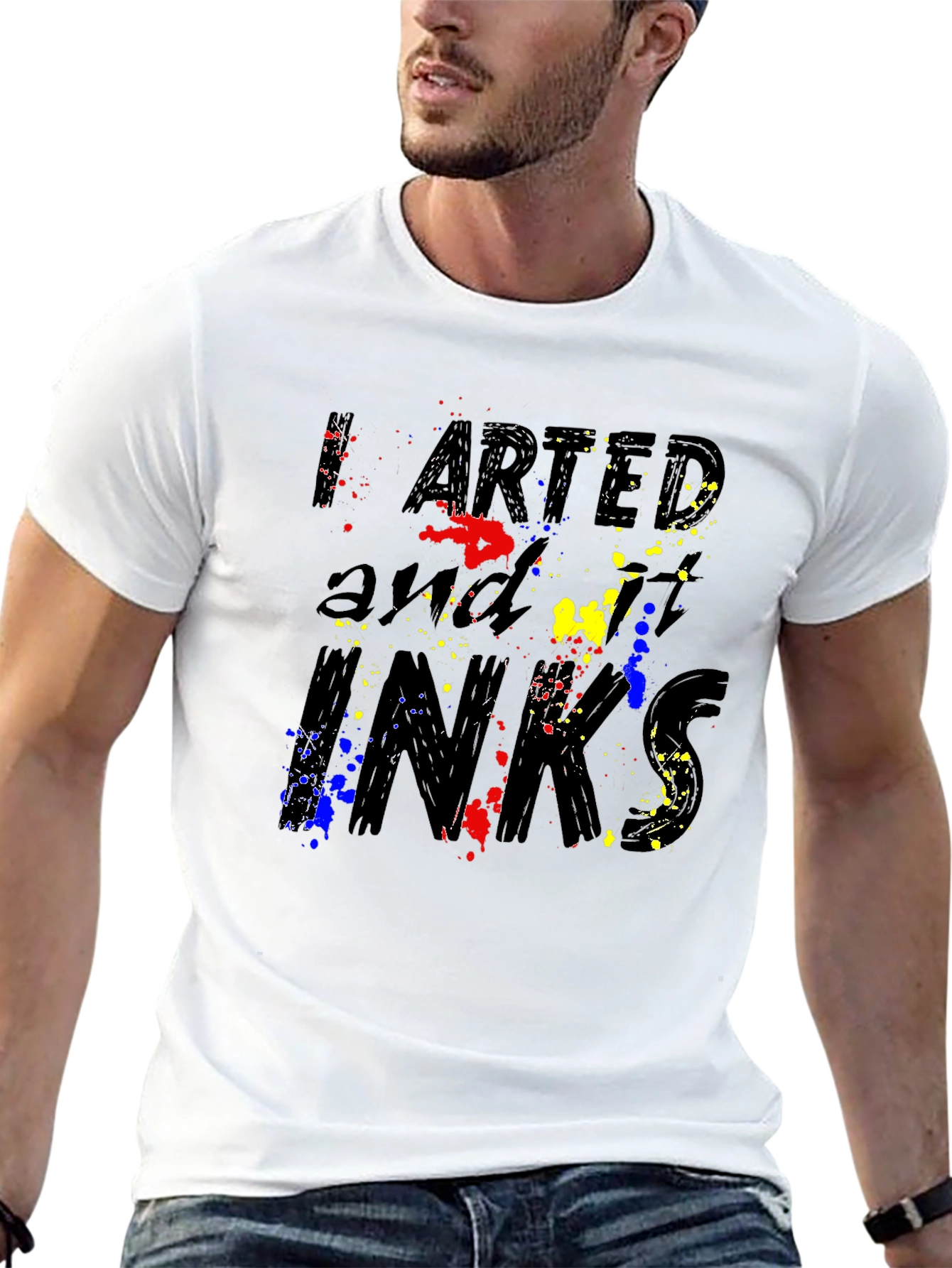 Artsy Inks T-Shirt: Splatter Paint Design