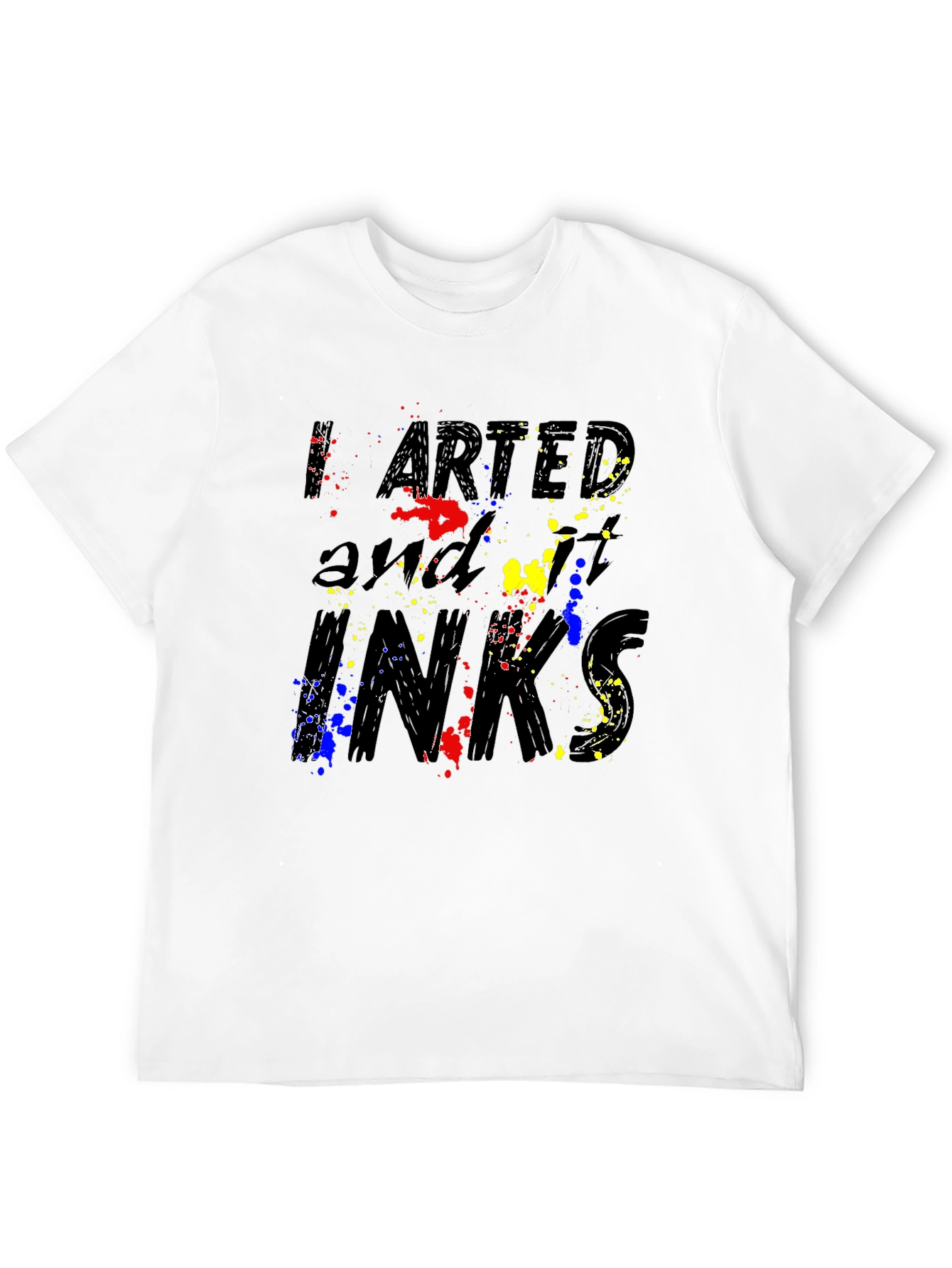 Artsy Inks T-Shirt: Splatter Paint Design