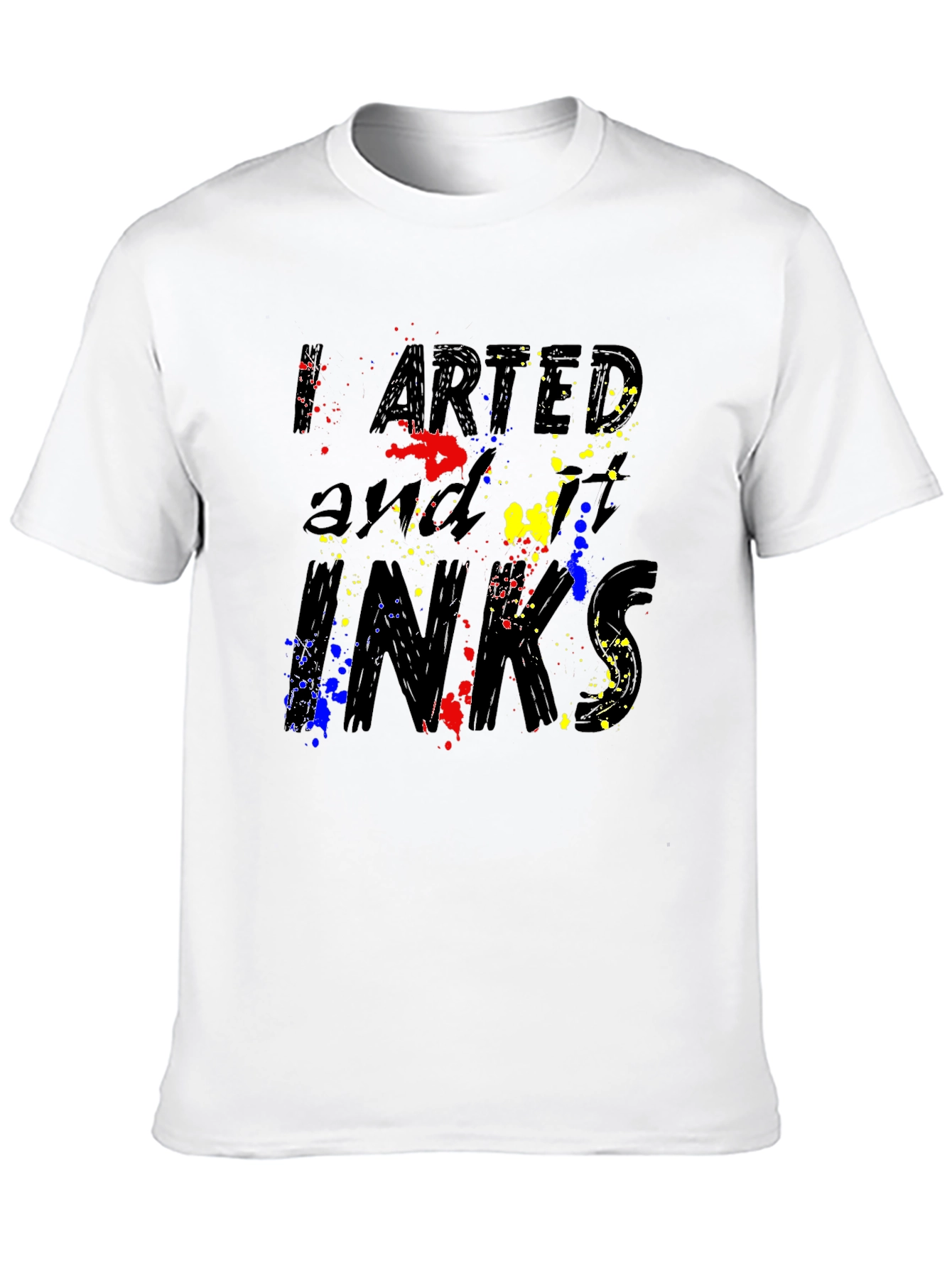 Artsy Inks T-Shirt: Splatter Paint Design