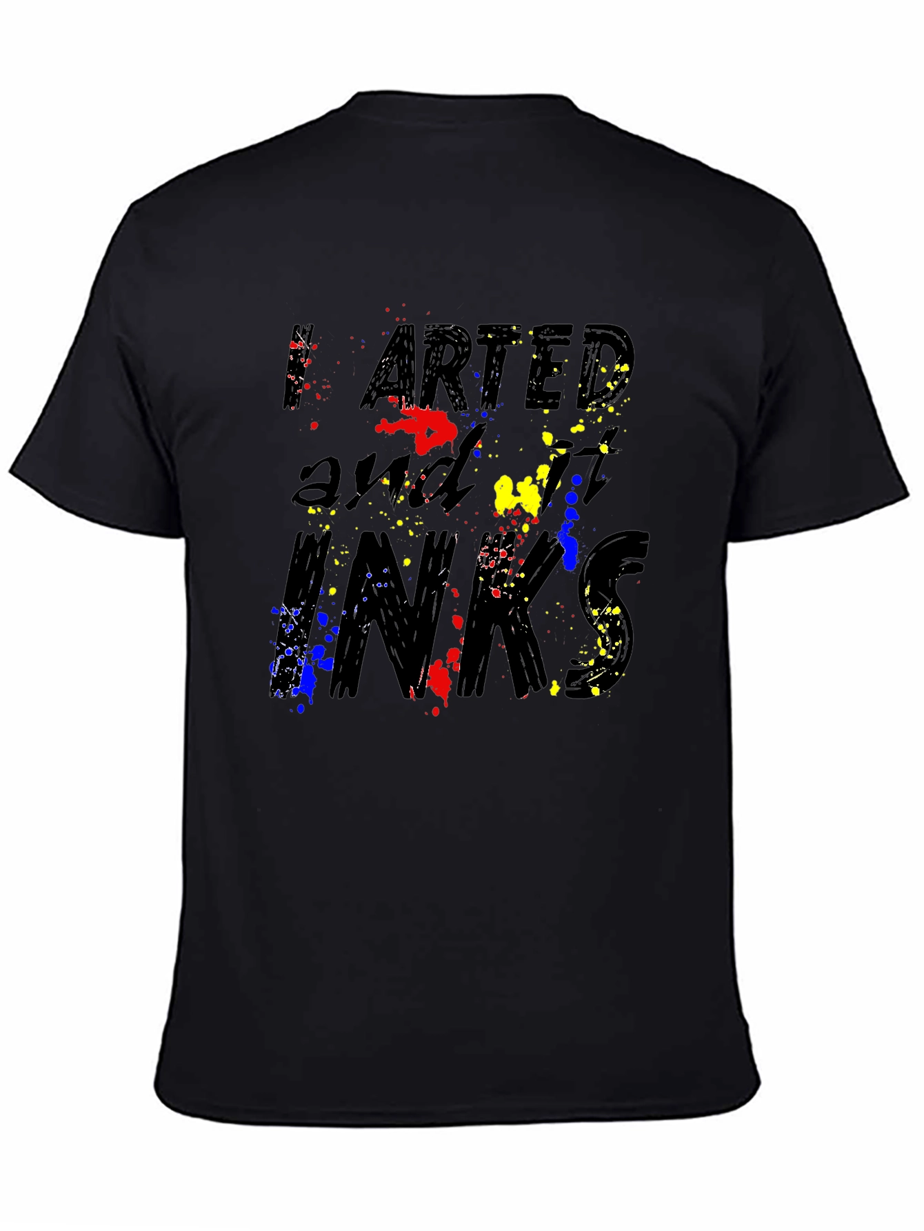 Artsy Inks T-Shirt: Splatter Paint Design