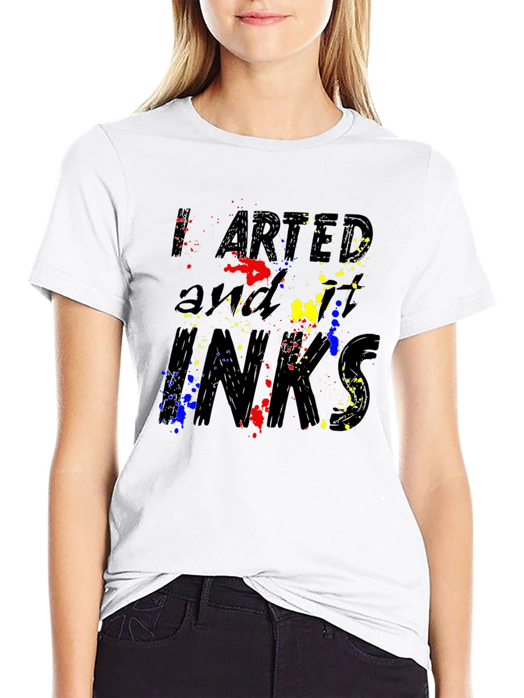Artsy Inks T-Shirt: Splatter Paint Design
